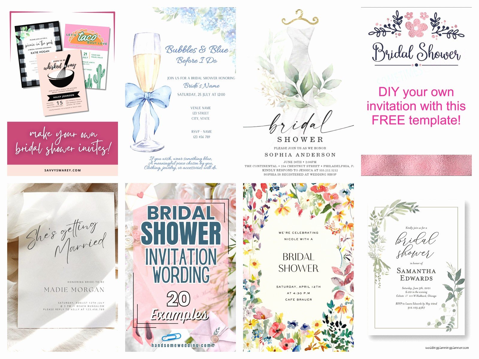 Diy Bridal Shower Invitations: Design & Ordering Guide