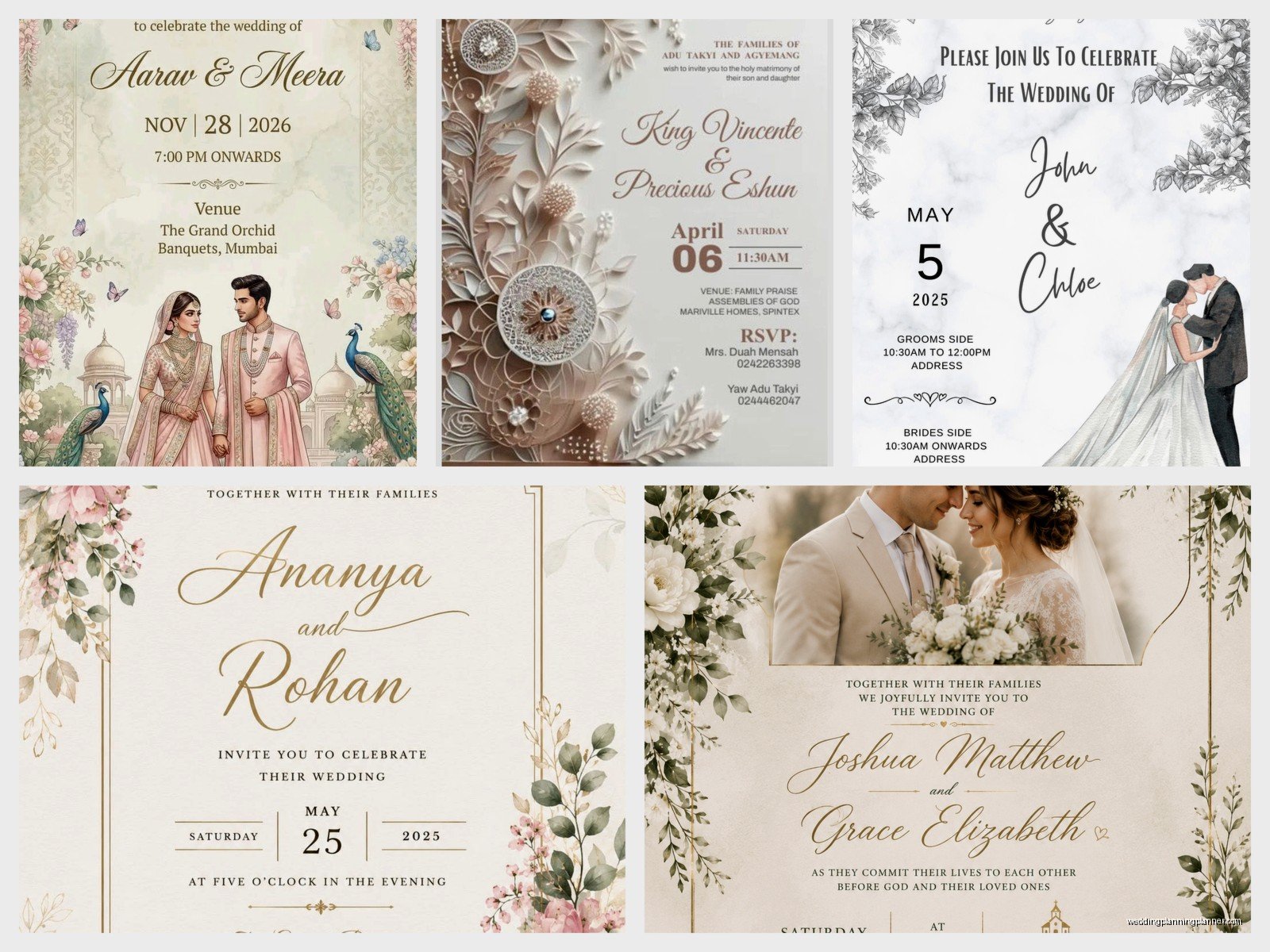 E Marriage Invitation Card: Design & Ordering Guide