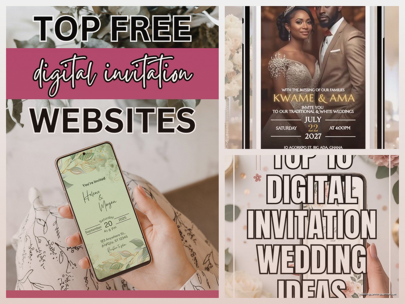 Electronic Wedding Invitations Free: No-Cost Digital Options
