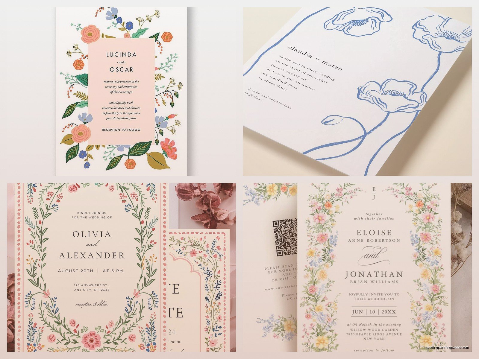 Flower Wedding Invitation: Design & Ordering Guide
