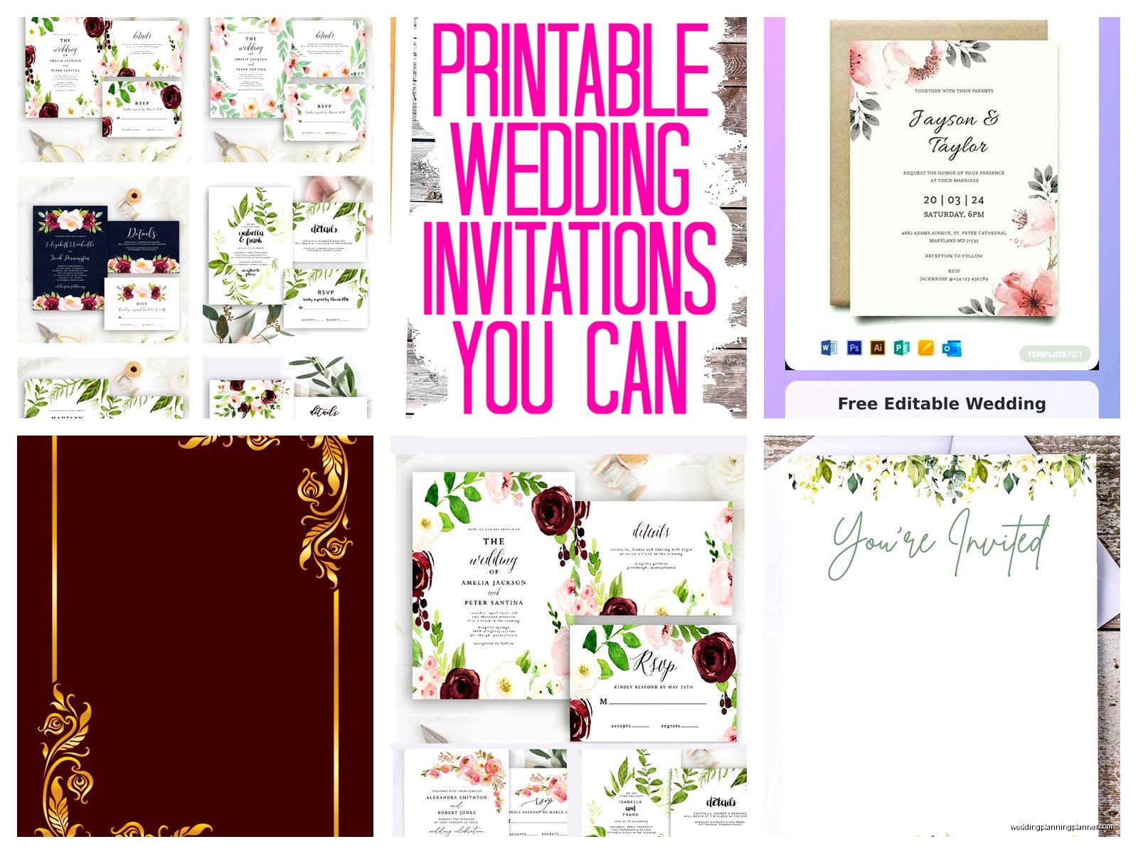 Free Wedding Invitations: No-Cost Template Downloads