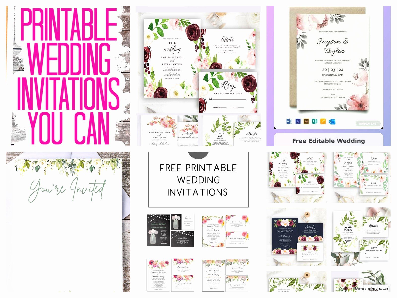 Free Wedding Invitations: No-Cost Template Downloads