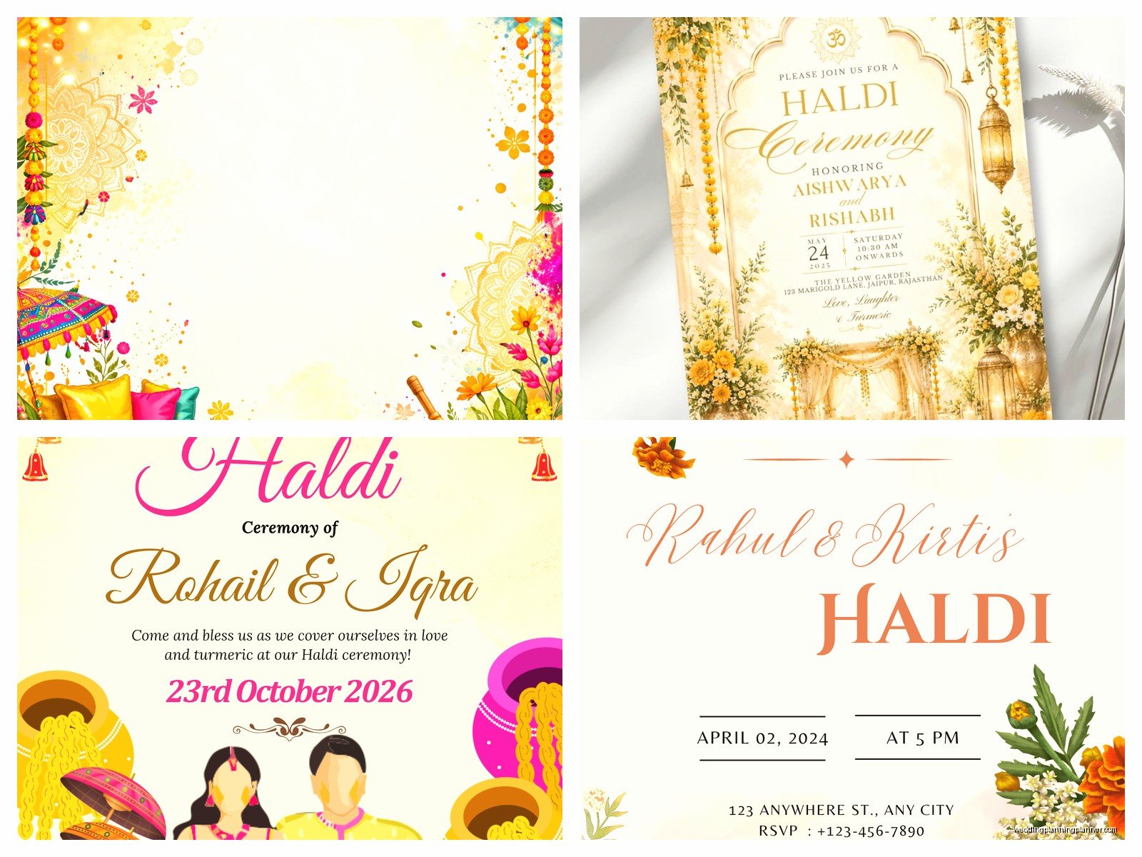 Haldi Ceremony Invitation: Design & Ordering Guide
