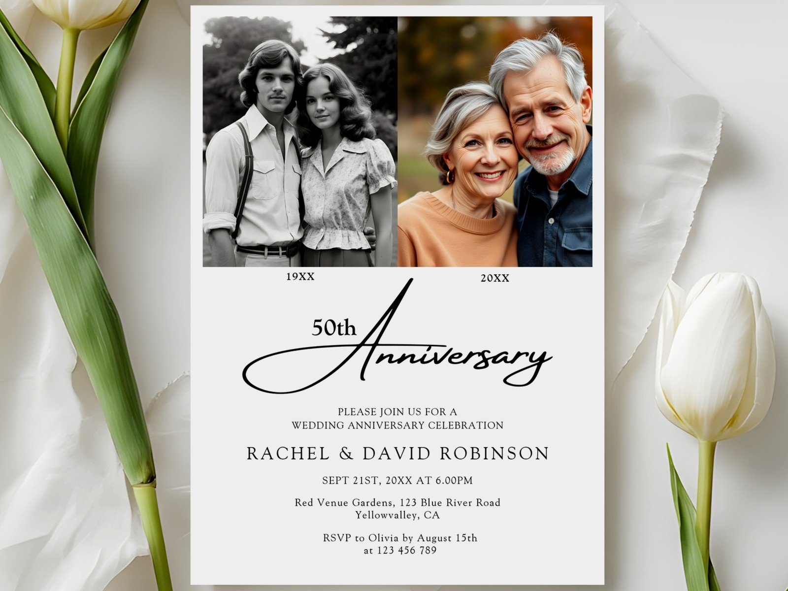 Invitation For 50th Wedding Anniversary Of Parents: Design & Ordering Guide
