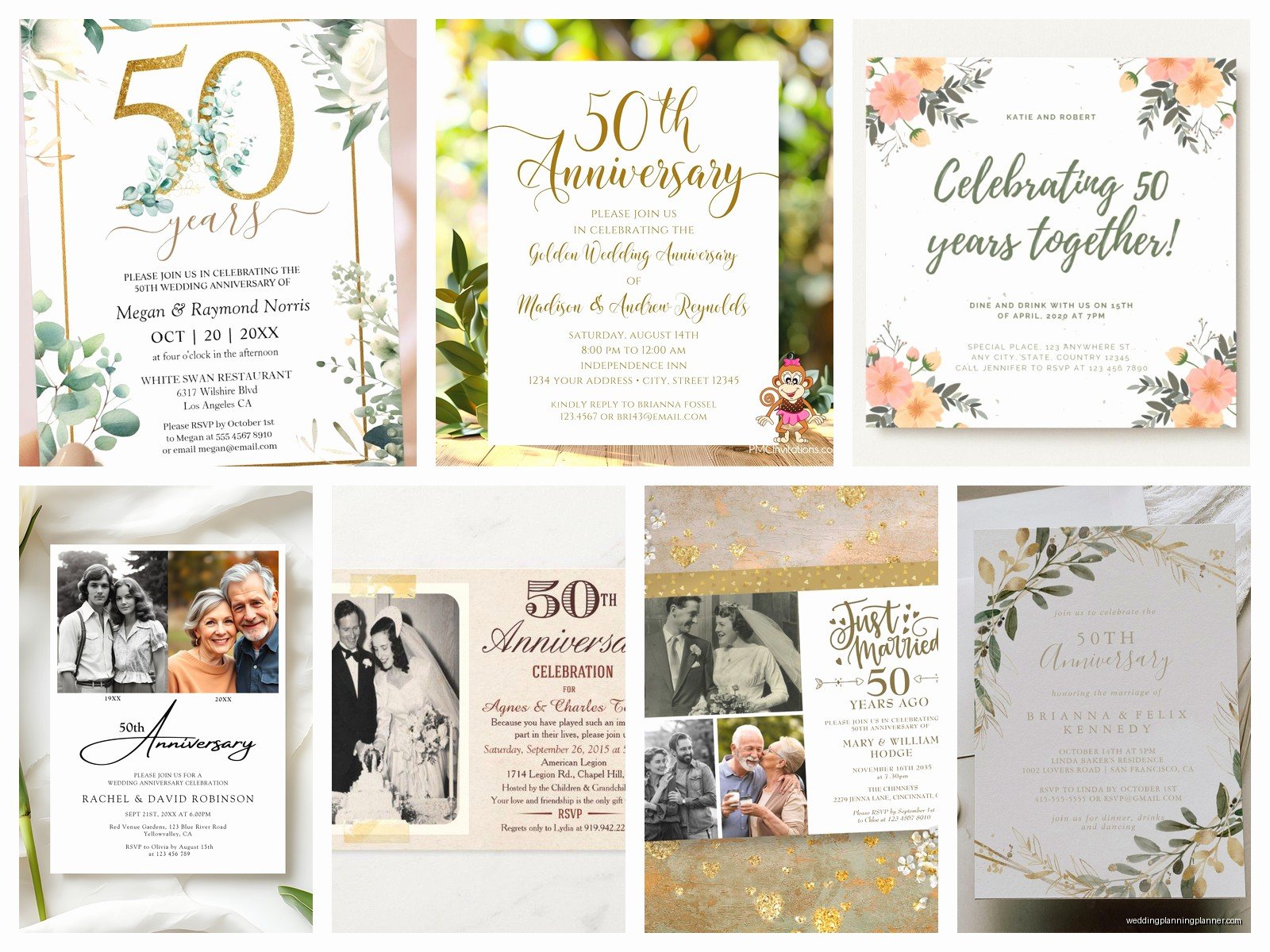 Invitation For 50th Wedding Anniversary Of Parents: Design & Ordering Guide