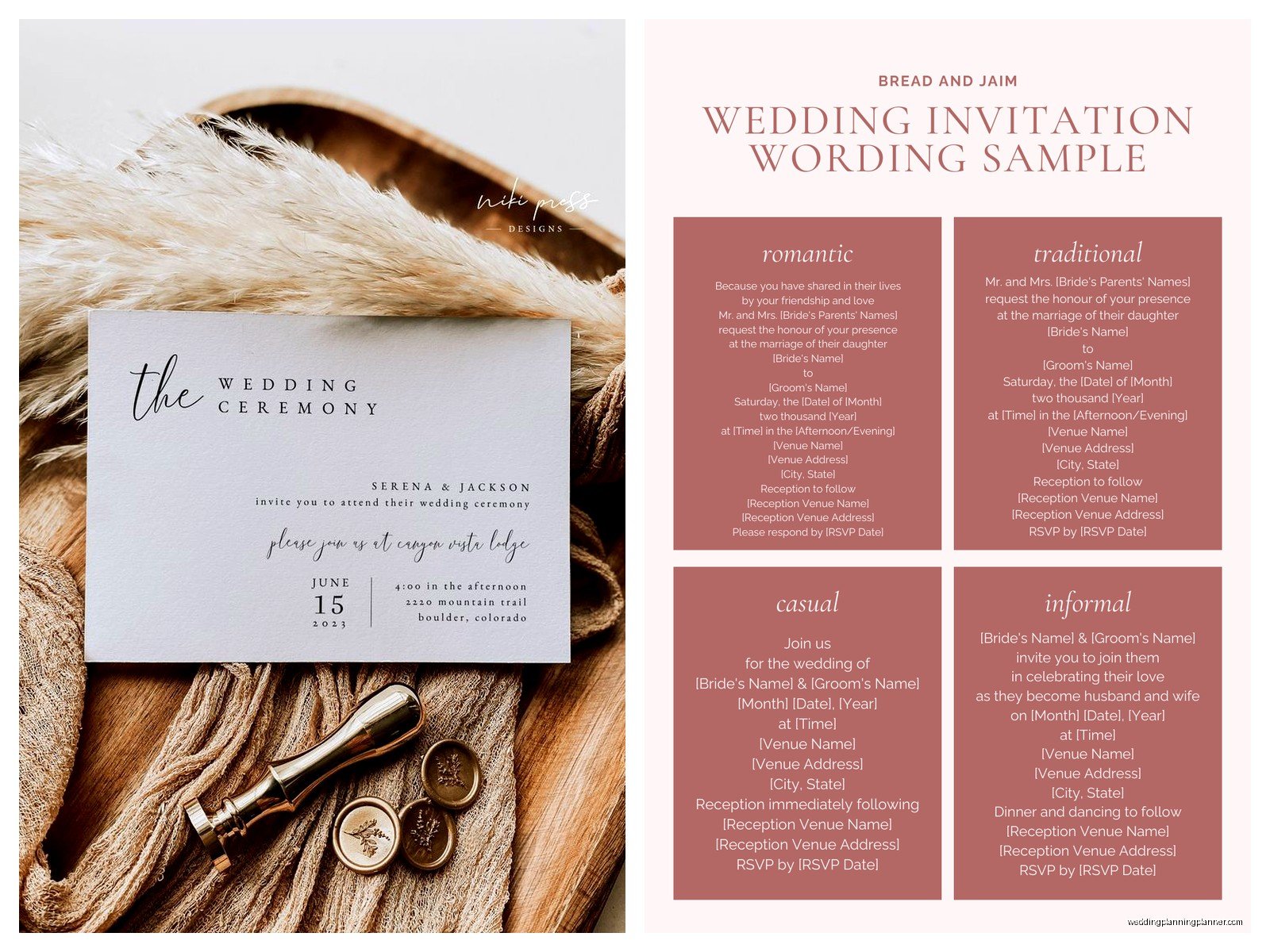 Invitation Letter For Wedding Ceremony: Design & Ordering Guide