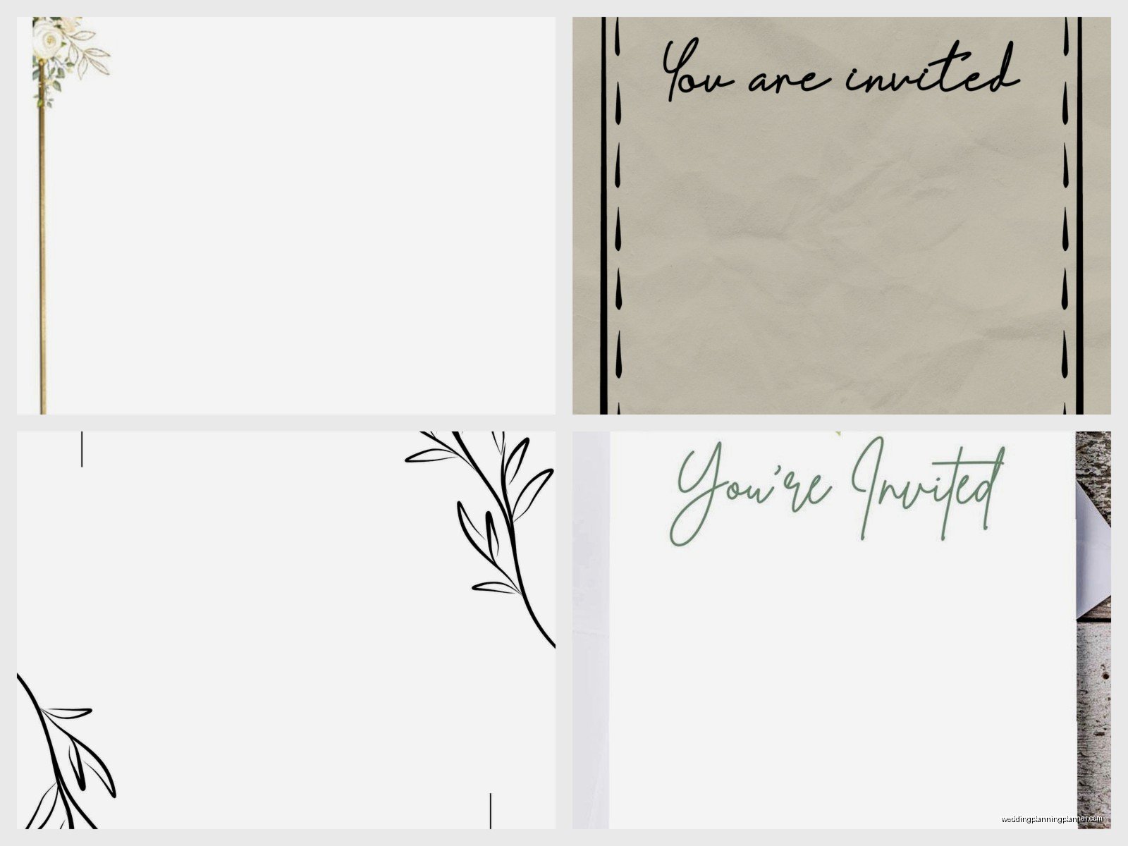Invitation Outline: Design & Ordering Guide