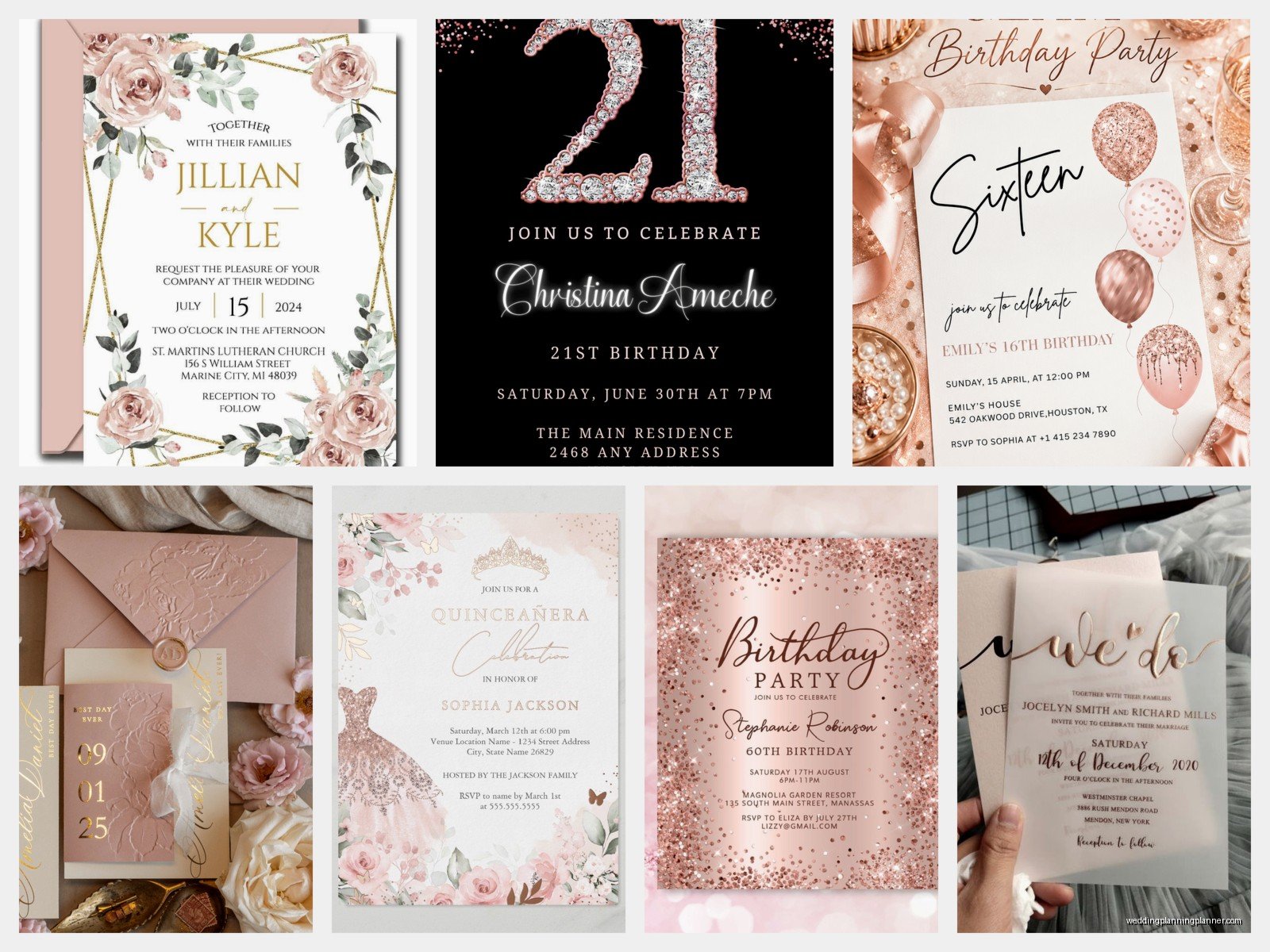 Invitation Rose Gold: Design & Ordering Guide