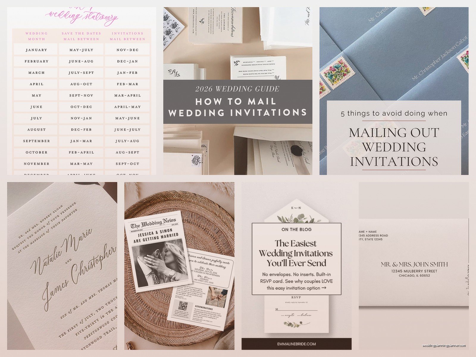 Mailing Wedding Invitations: Design & Ordering Guide