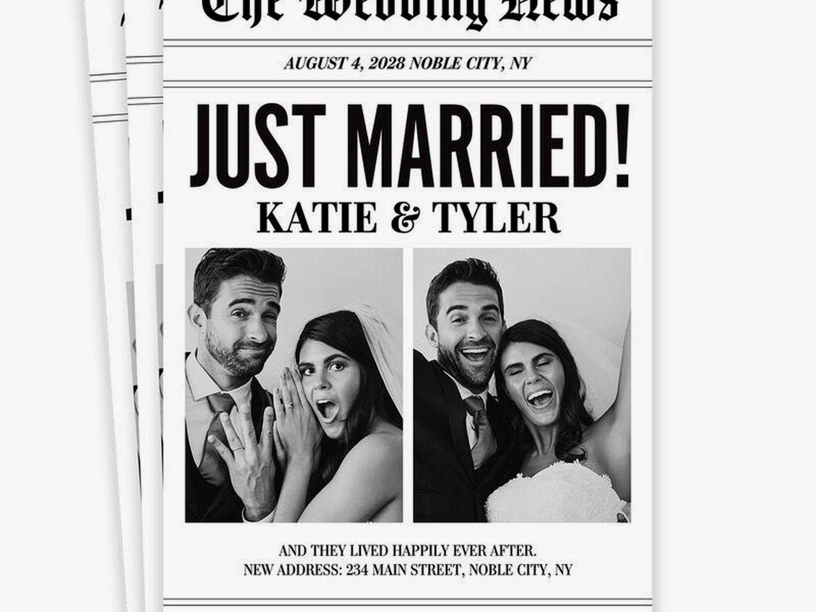 Marriage Announcement: Post-Wedding Notification Cards