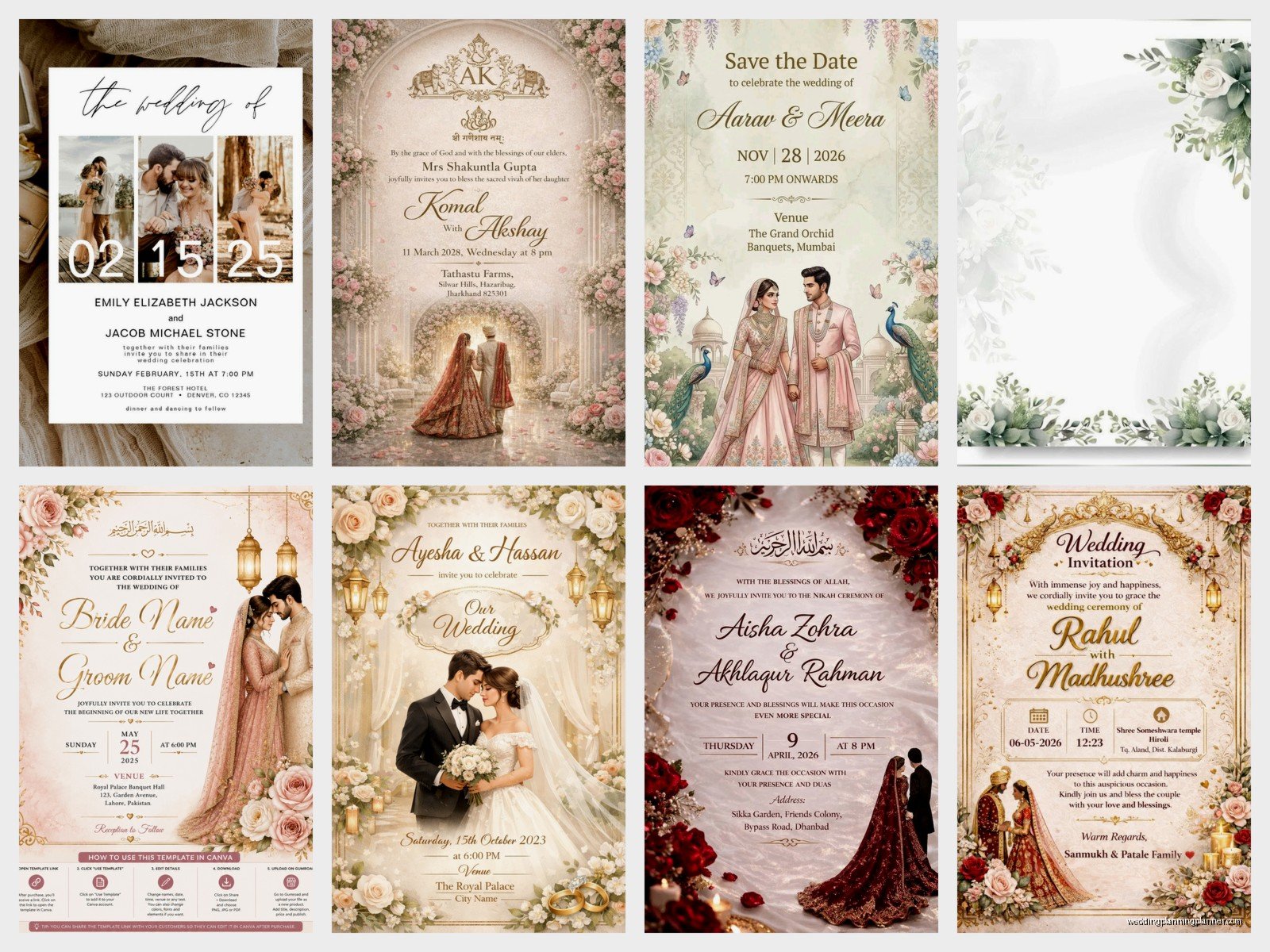 Marriage Card Photo: Design & Ordering Guide