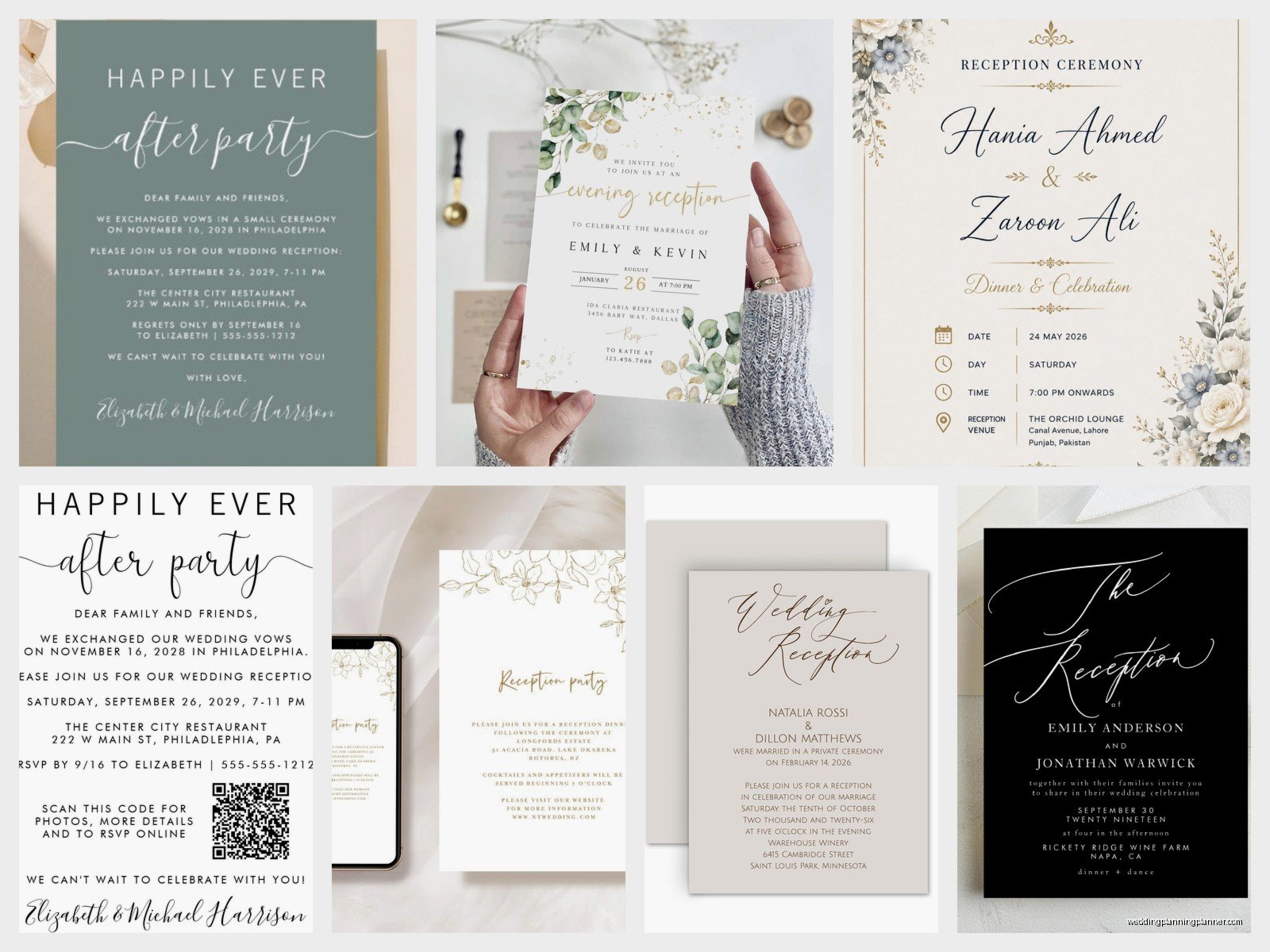 Marriage Reception Invitation: Design & Ordering Guide
