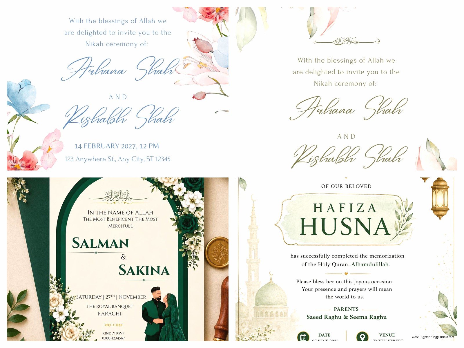 Muslim Invitation Card: Design & Ordering Guide