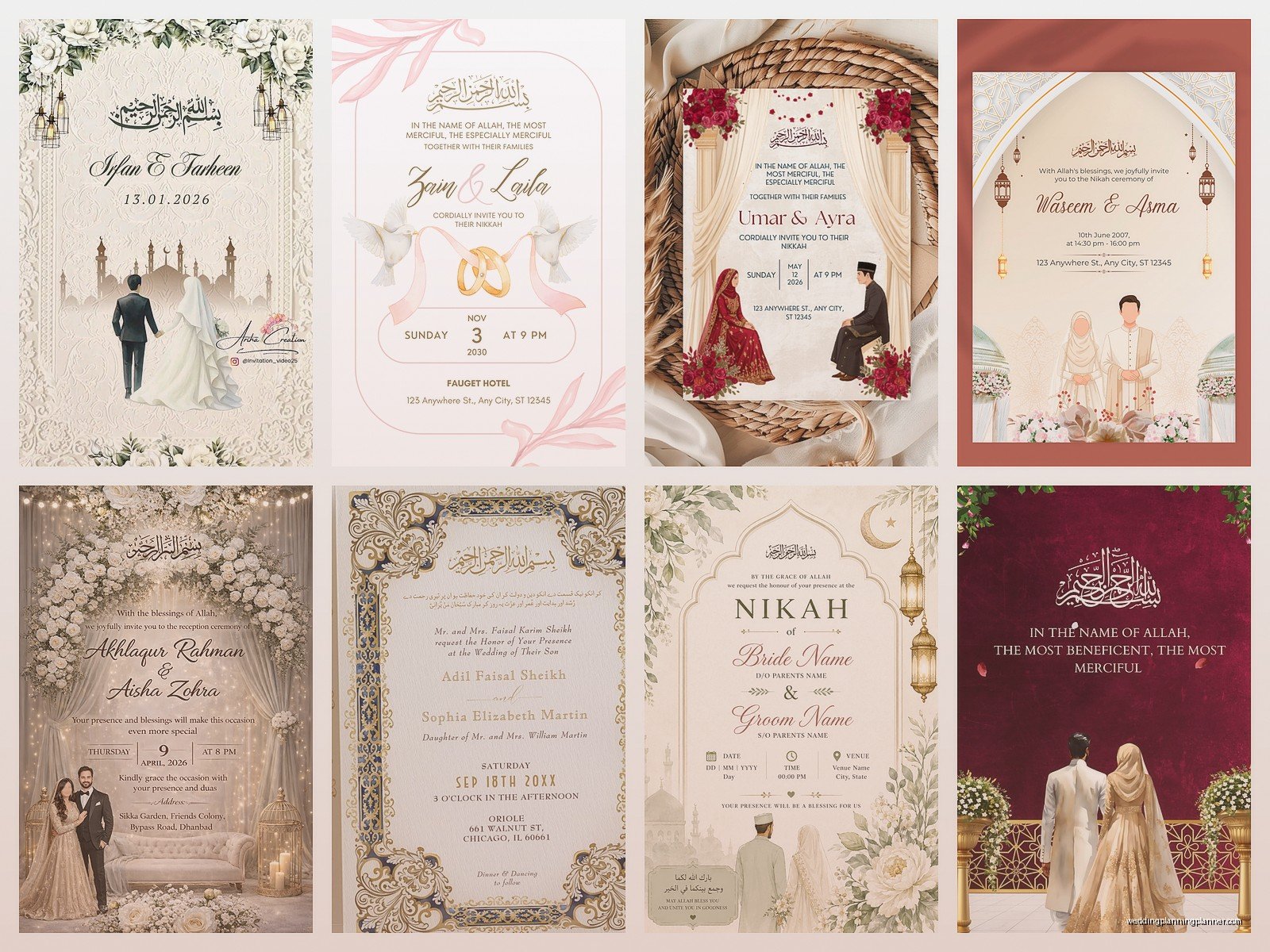 Muslim Marriage Invitation: Design & Ordering Guide