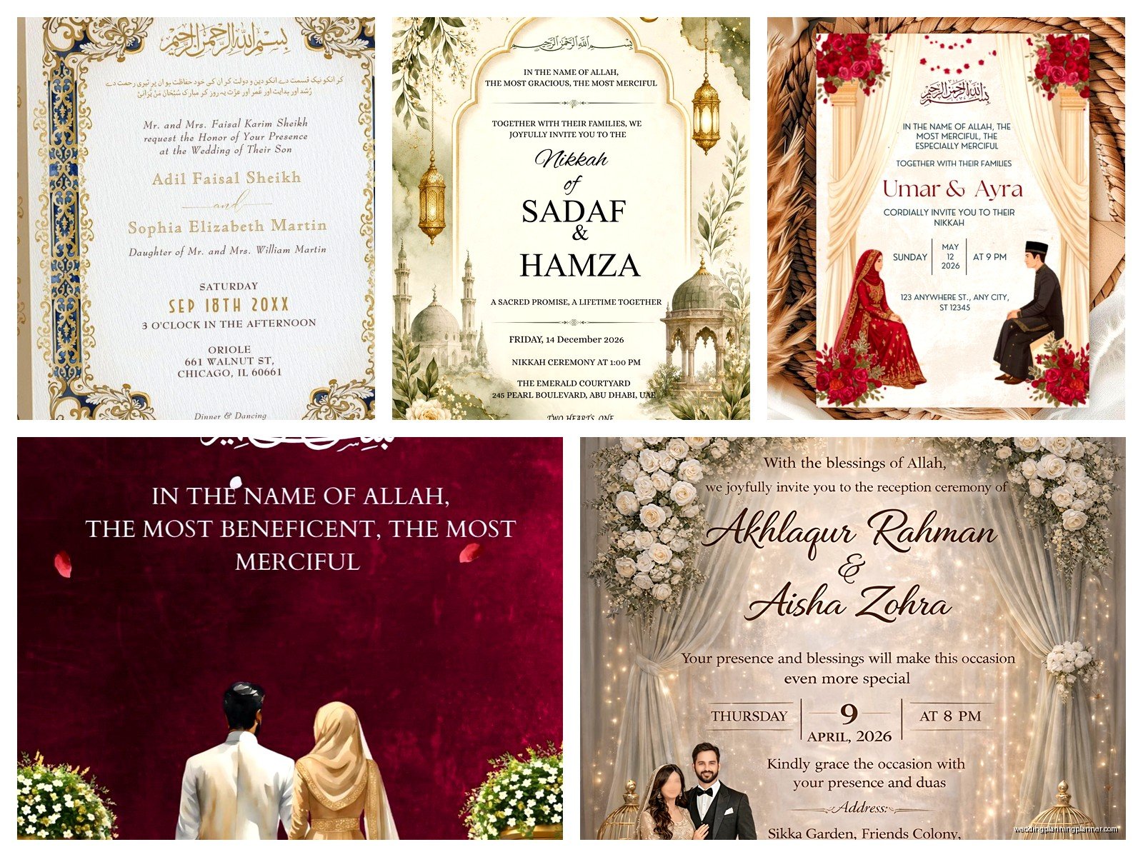 Muslim Marriage Invitation: Design & Ordering Guide