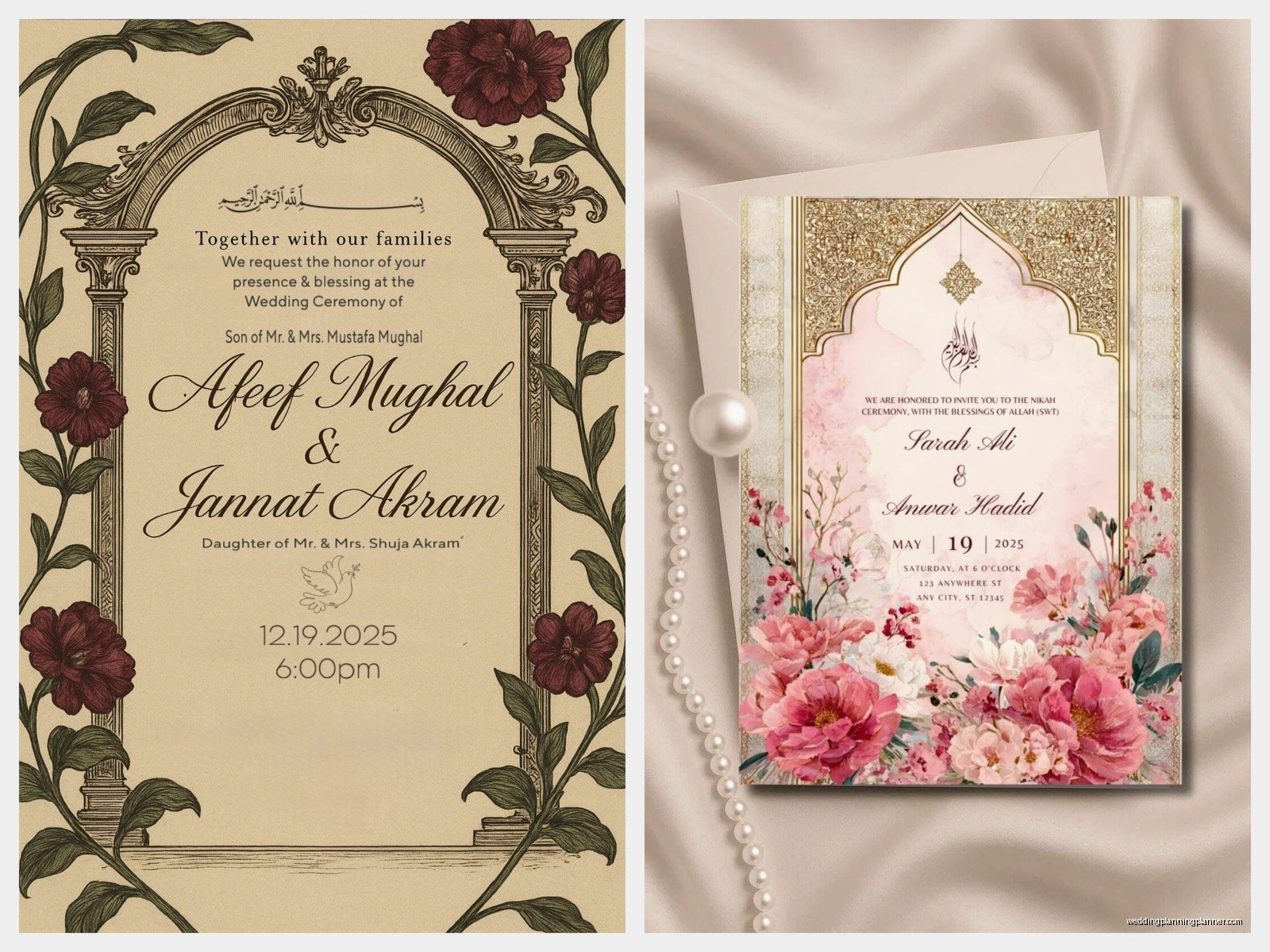 Nikkah Invitation: Design & Ordering Guide