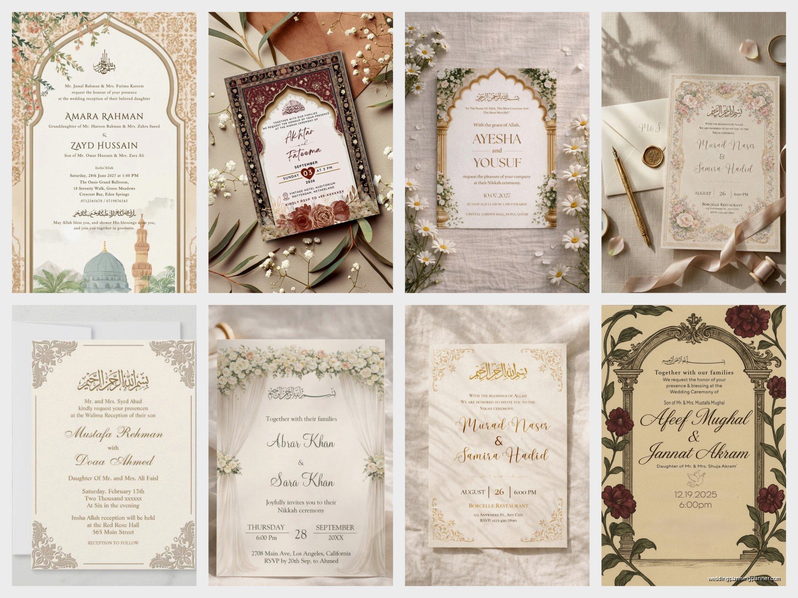 Nikkah Invitation: Design & Ordering Guide