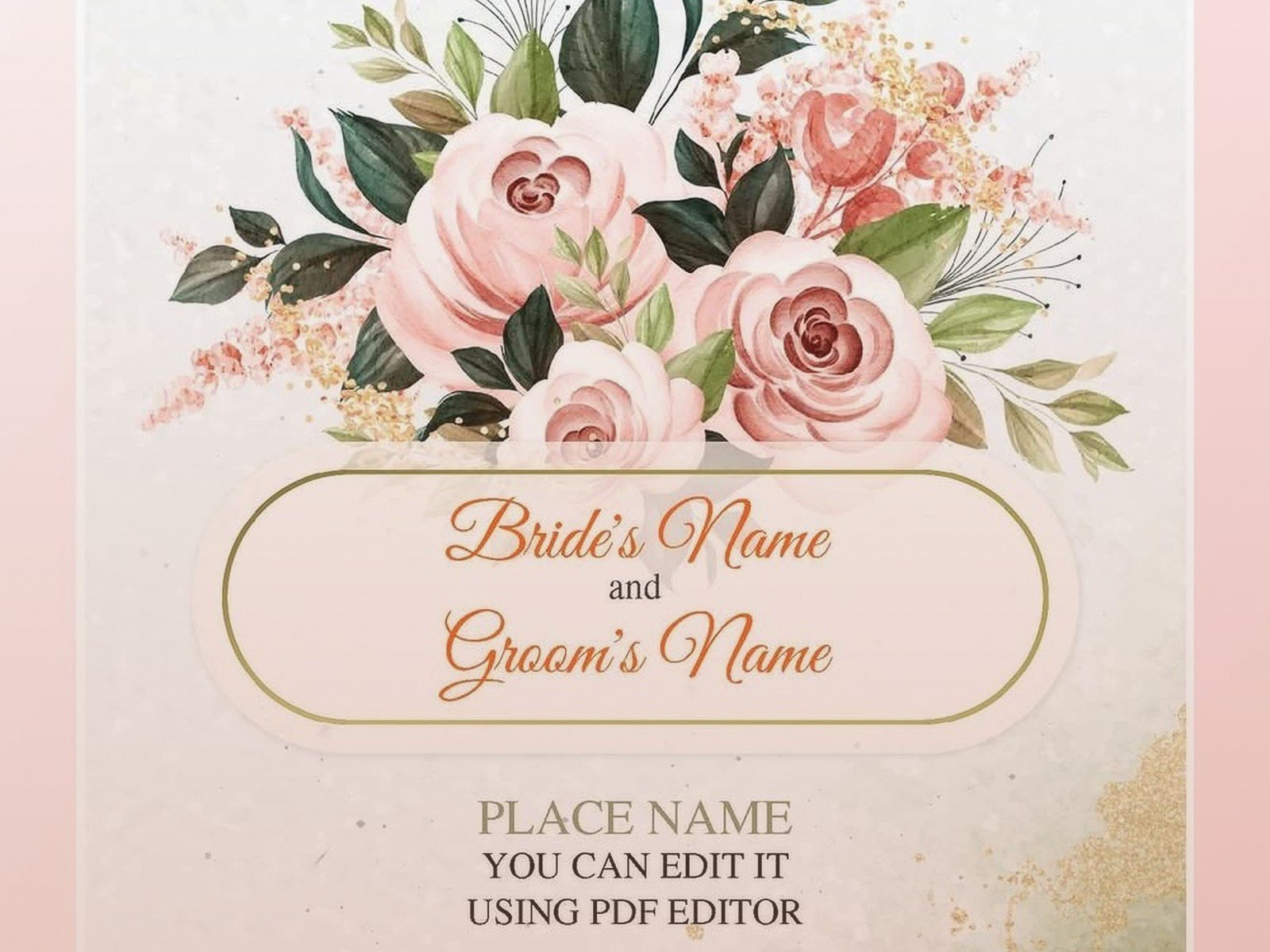 Online Editable Wedding Invitation Cards Free Download: Templates