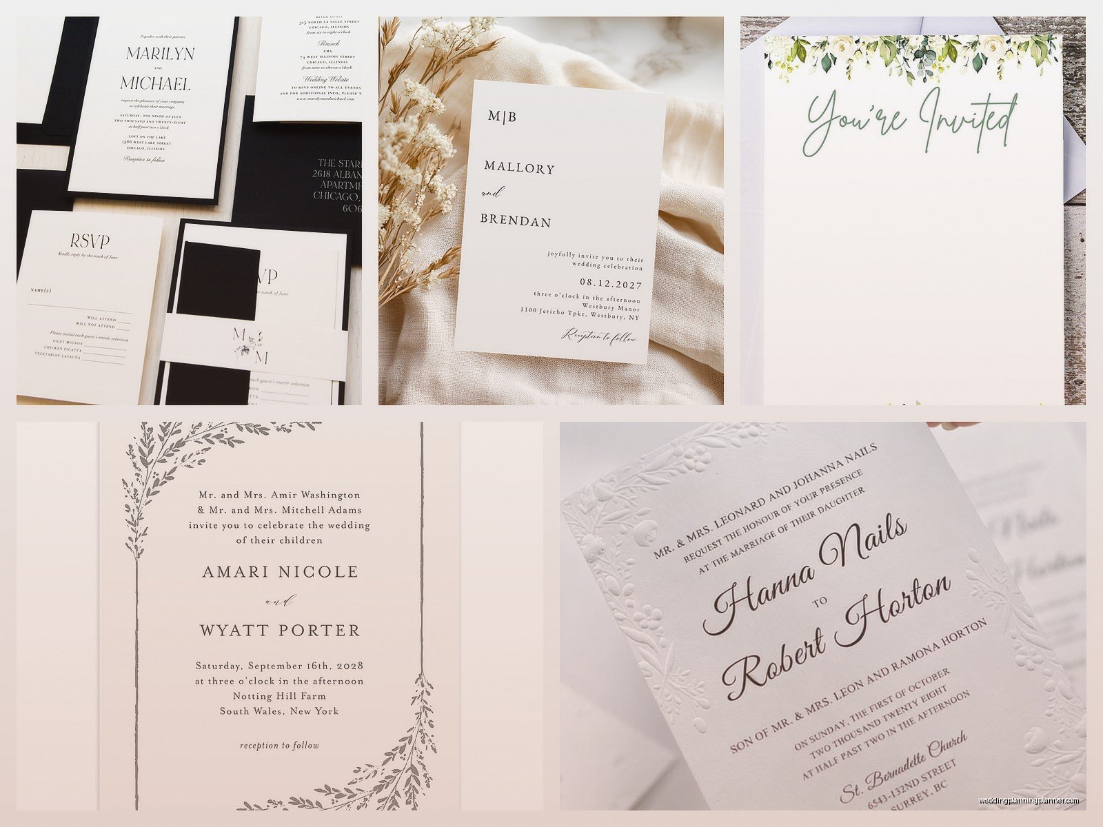Plain Wedding Invitation Cards: Design & Ordering Guide