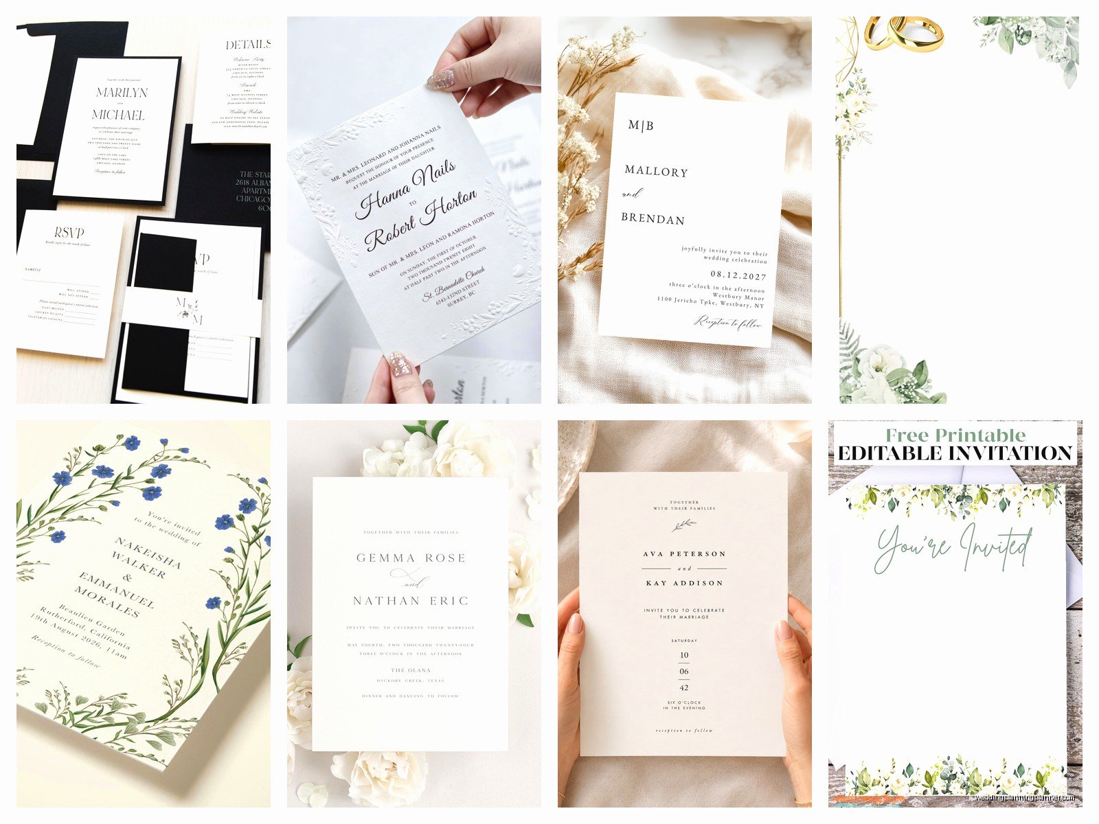 Plain Wedding Invitation Cards: Design & Ordering Guide
