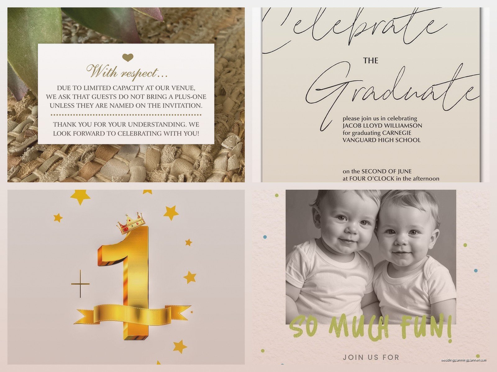 Plus One Invitation: Design & Ordering Guide