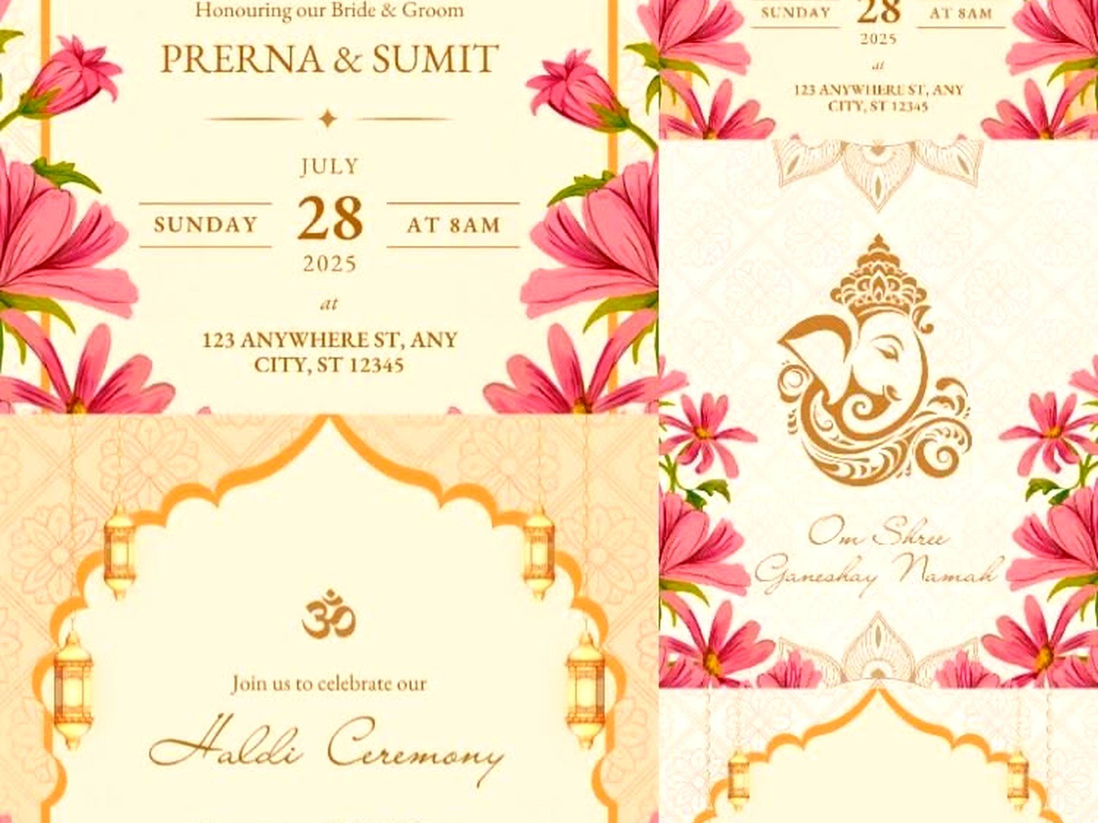 Printable Wedding Invitations: Free Download & Print