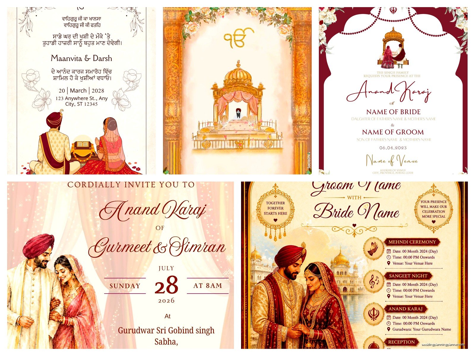Punjabi Wedding Invitation Card: Design & Ordering Guide