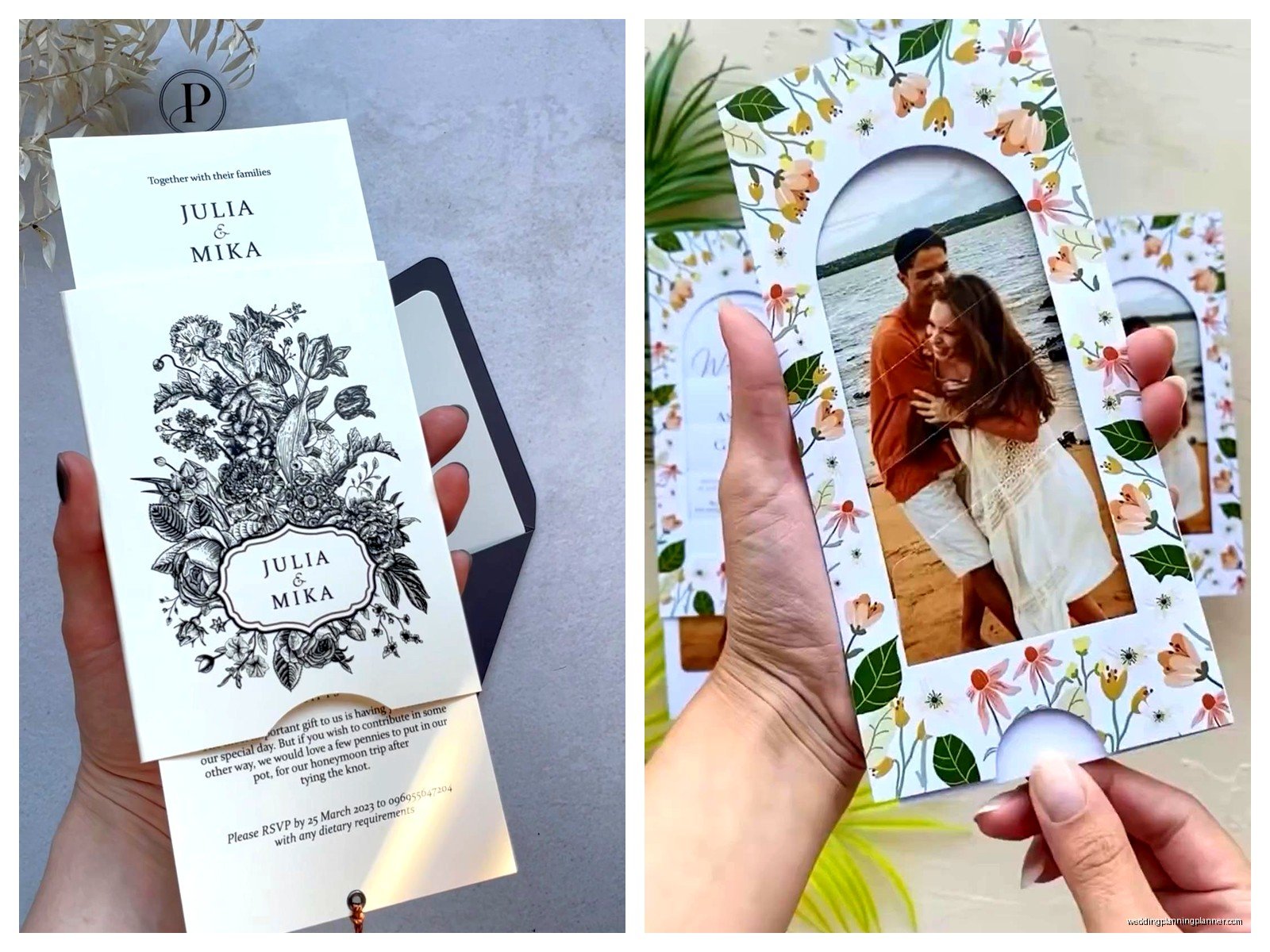 Sliding Wedding Invitation: Design & Ordering Guide