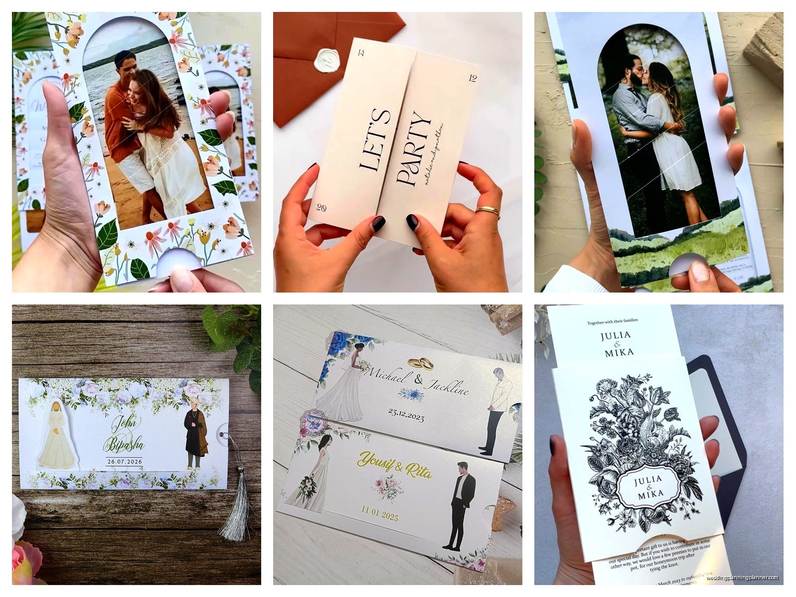 Sliding Wedding Invitation: Design & Ordering Guide