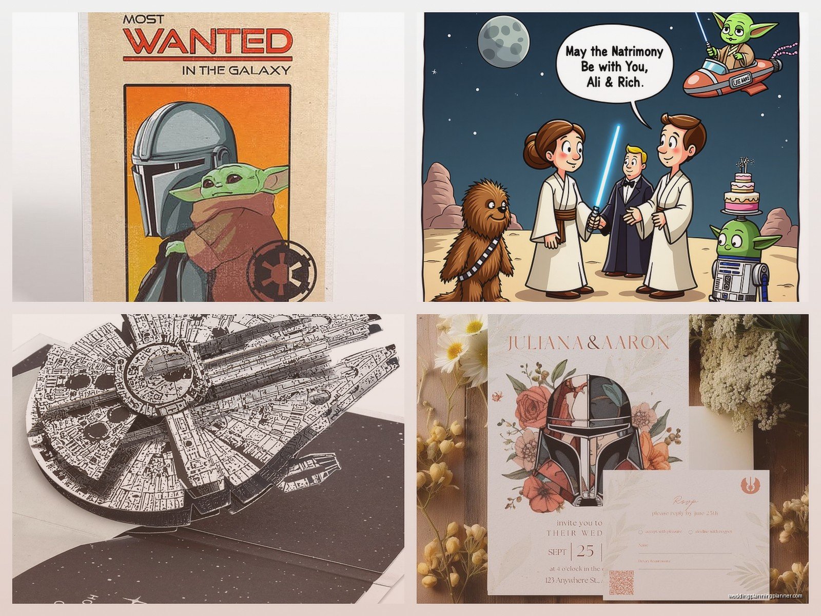 Star Wars Wedding Card: Design & Ordering Guide