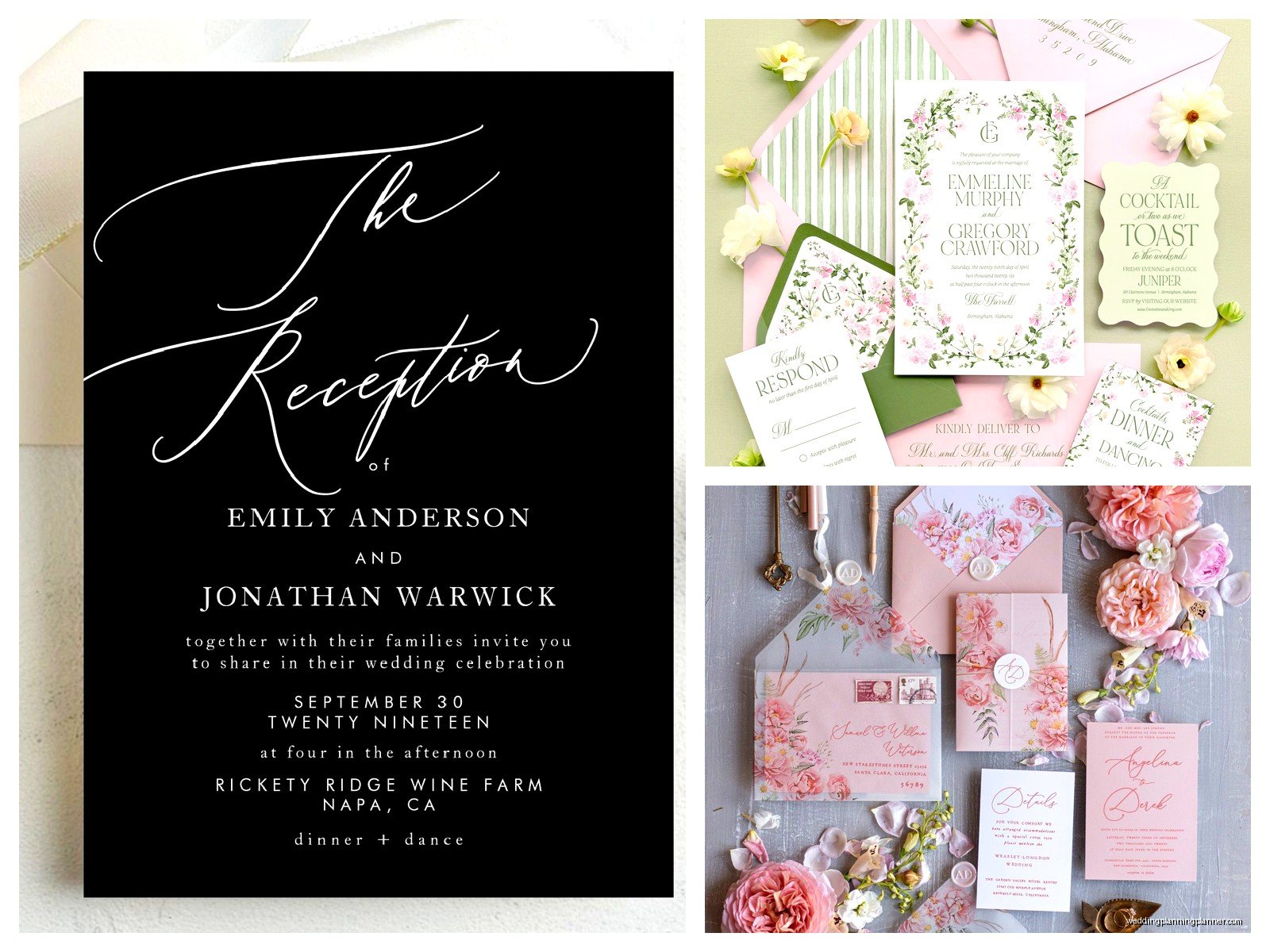 Wedding And Reception Invitation: Design & Ordering Guide