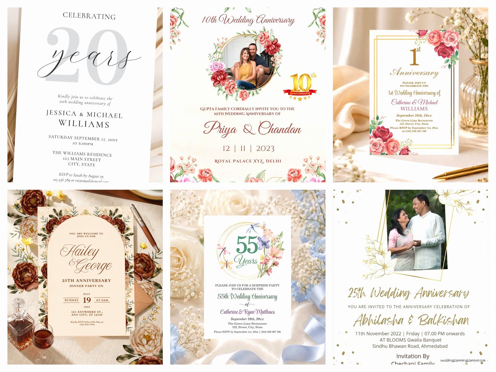 Wedding Anniversary Invitation Card: Milestone Celebration