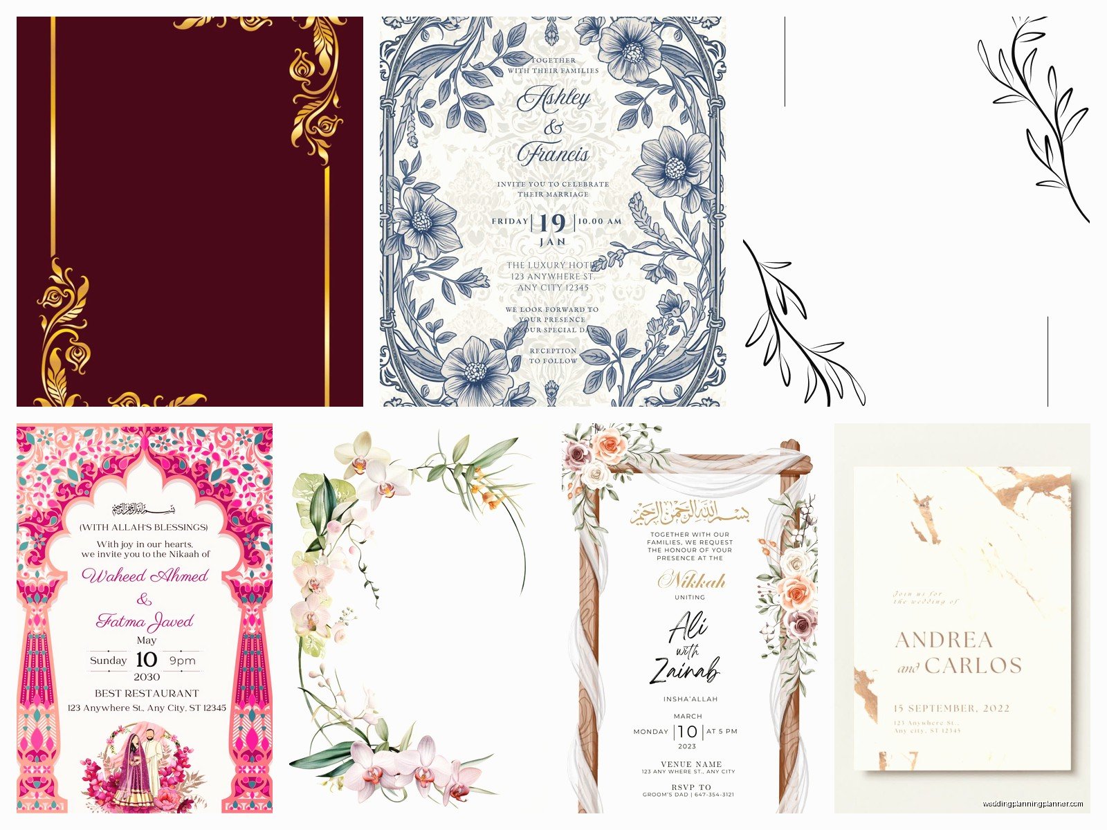 Wedding Card Templates: Free Design Downloads