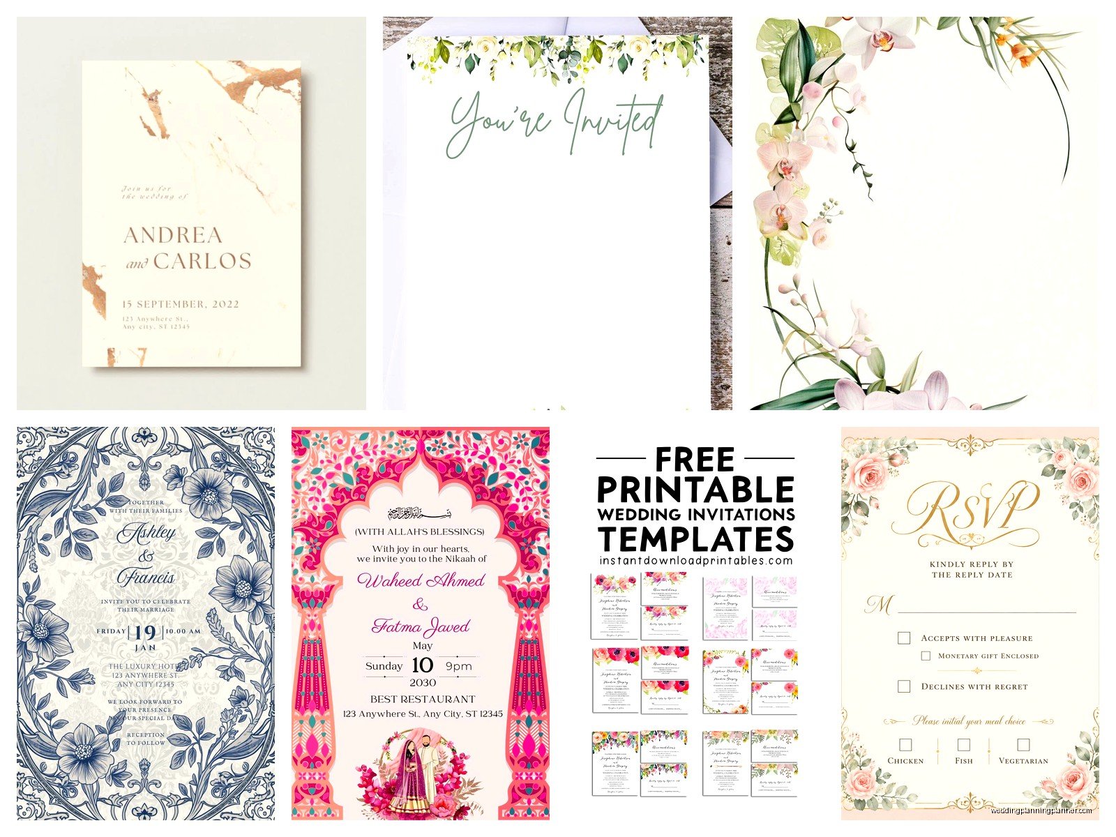 Wedding Card Templates: Free Design Downloads