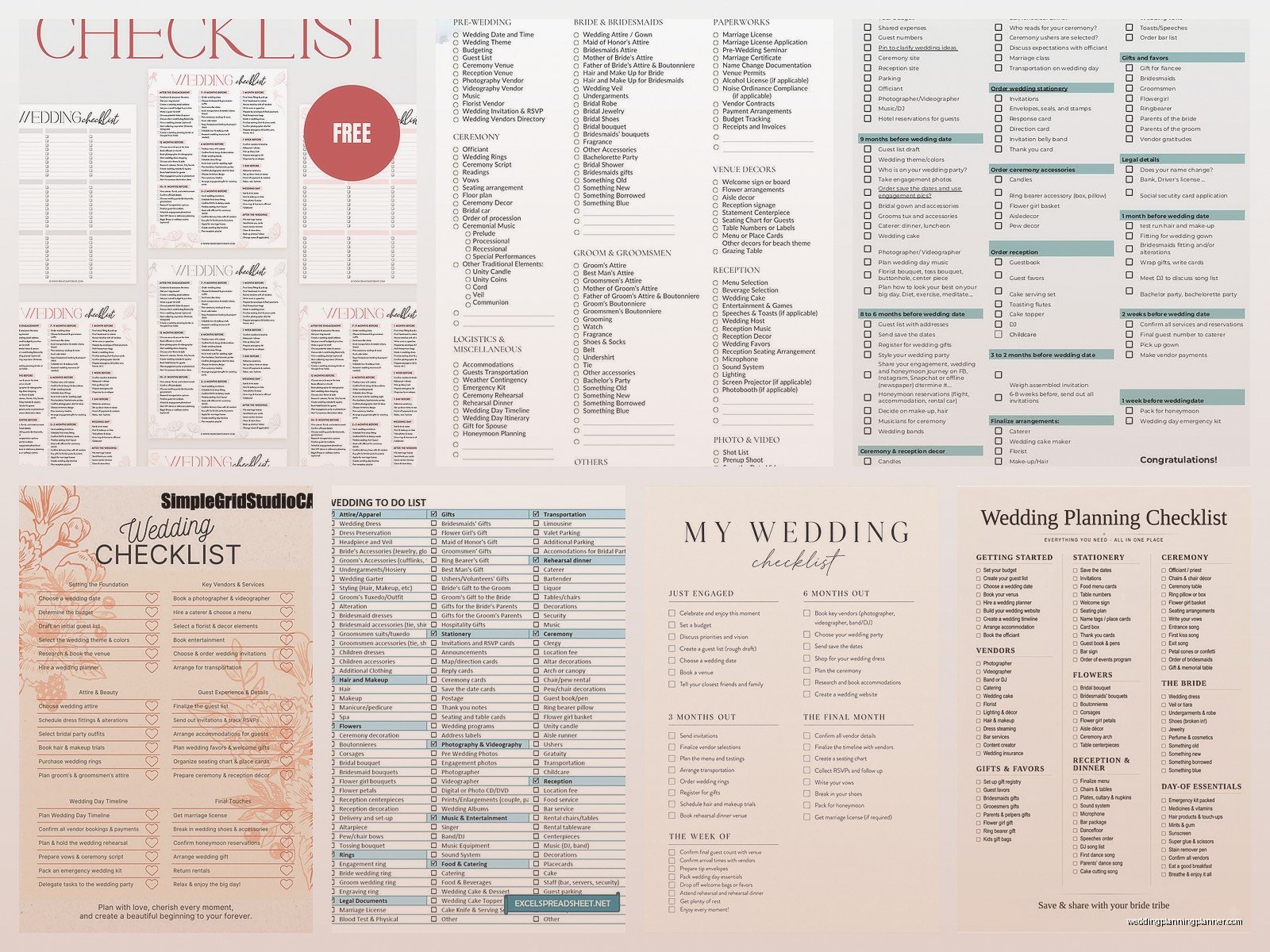 Wedding Checklist Template: Complete Planning Downloads