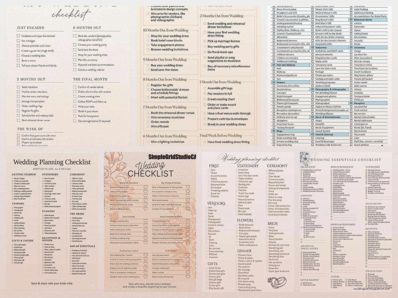 Wedding Checklist Template: Complete Planning Downloads