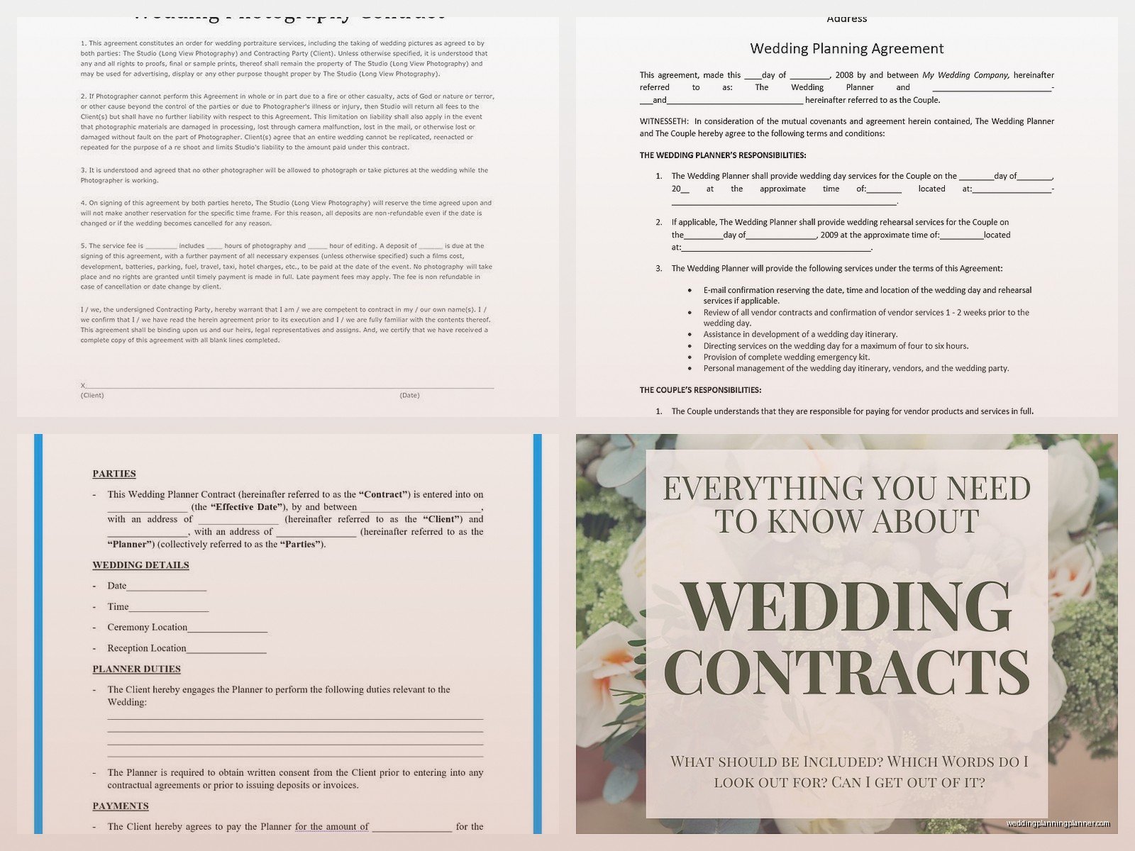 Wedding Contract: Vendor Agreement Complete Guide