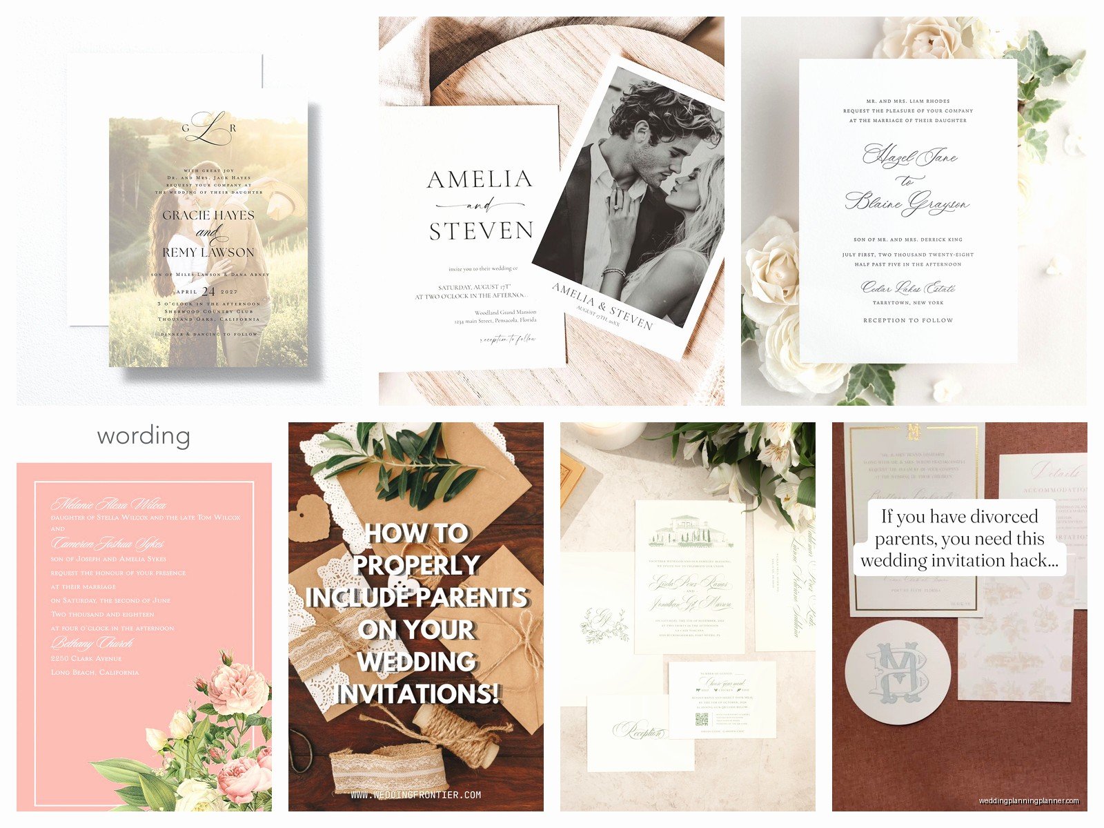 Wedding Invitation From Parents: Design & Ordering Guide