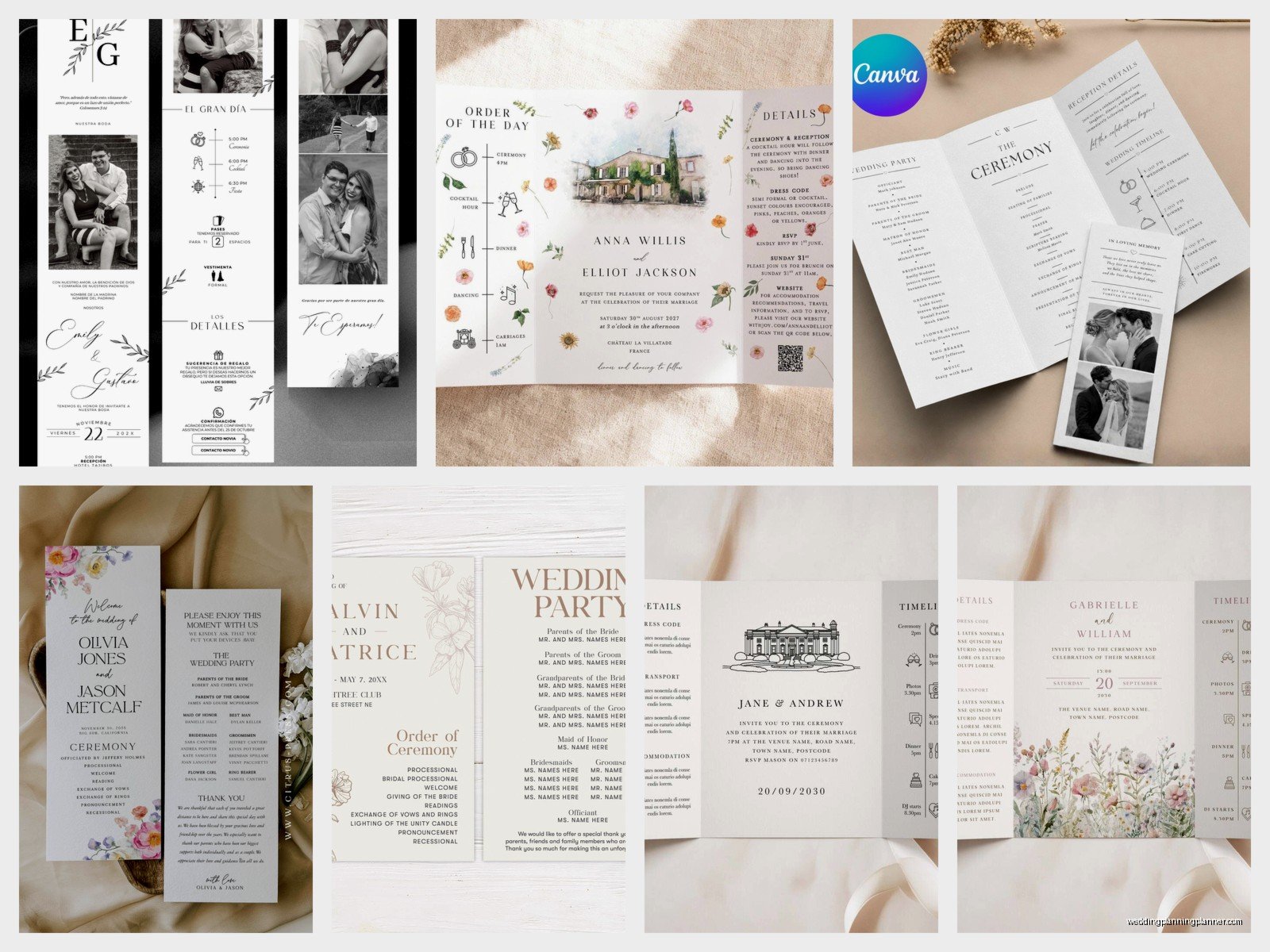 Wedding Invitation Program: Design & Ordering Guide