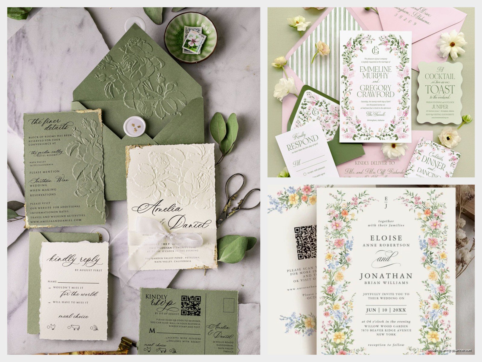 Wedding Invitation Stationery: Complete Paper Suite