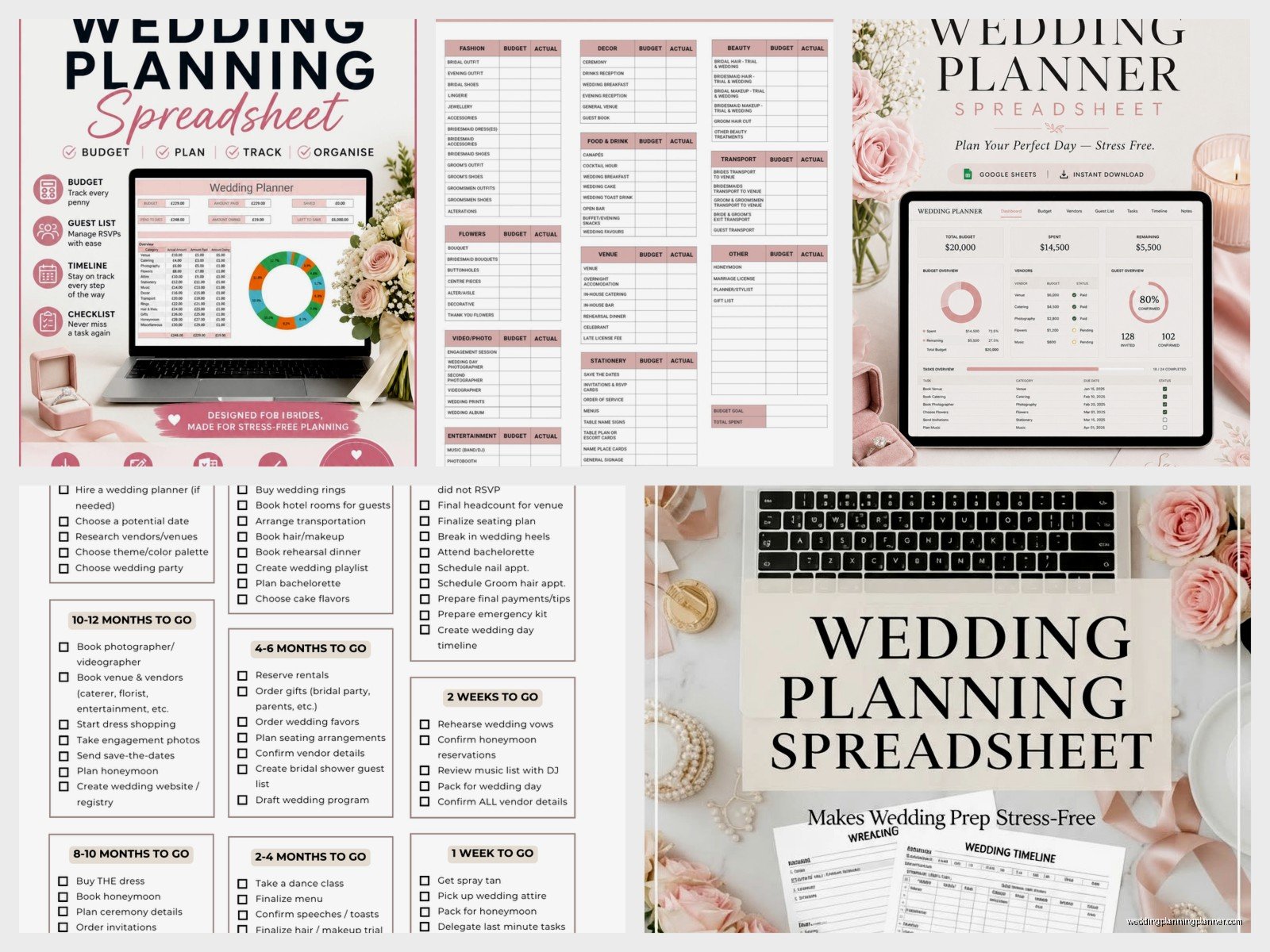 Wedding Planning Spreadsheet: Complete Excel Organizer