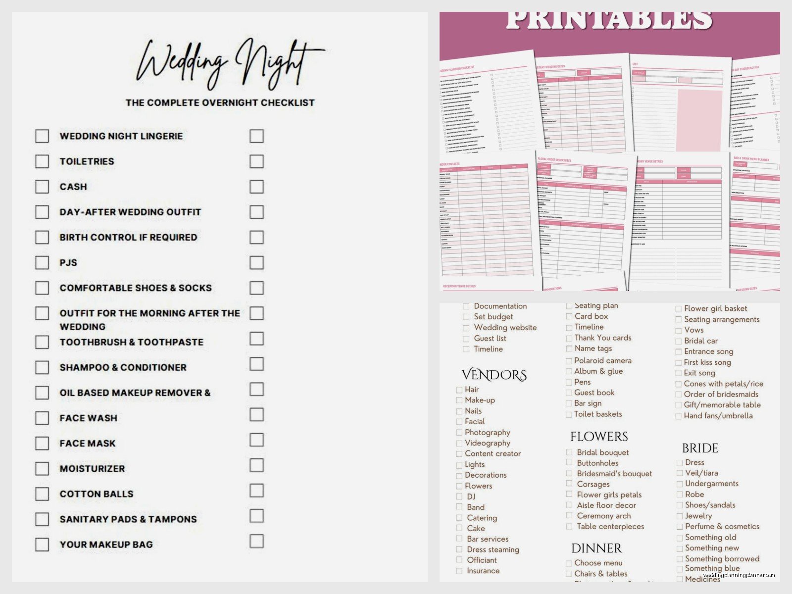 Wedding Planning Templates: Free Organizational Downloads
