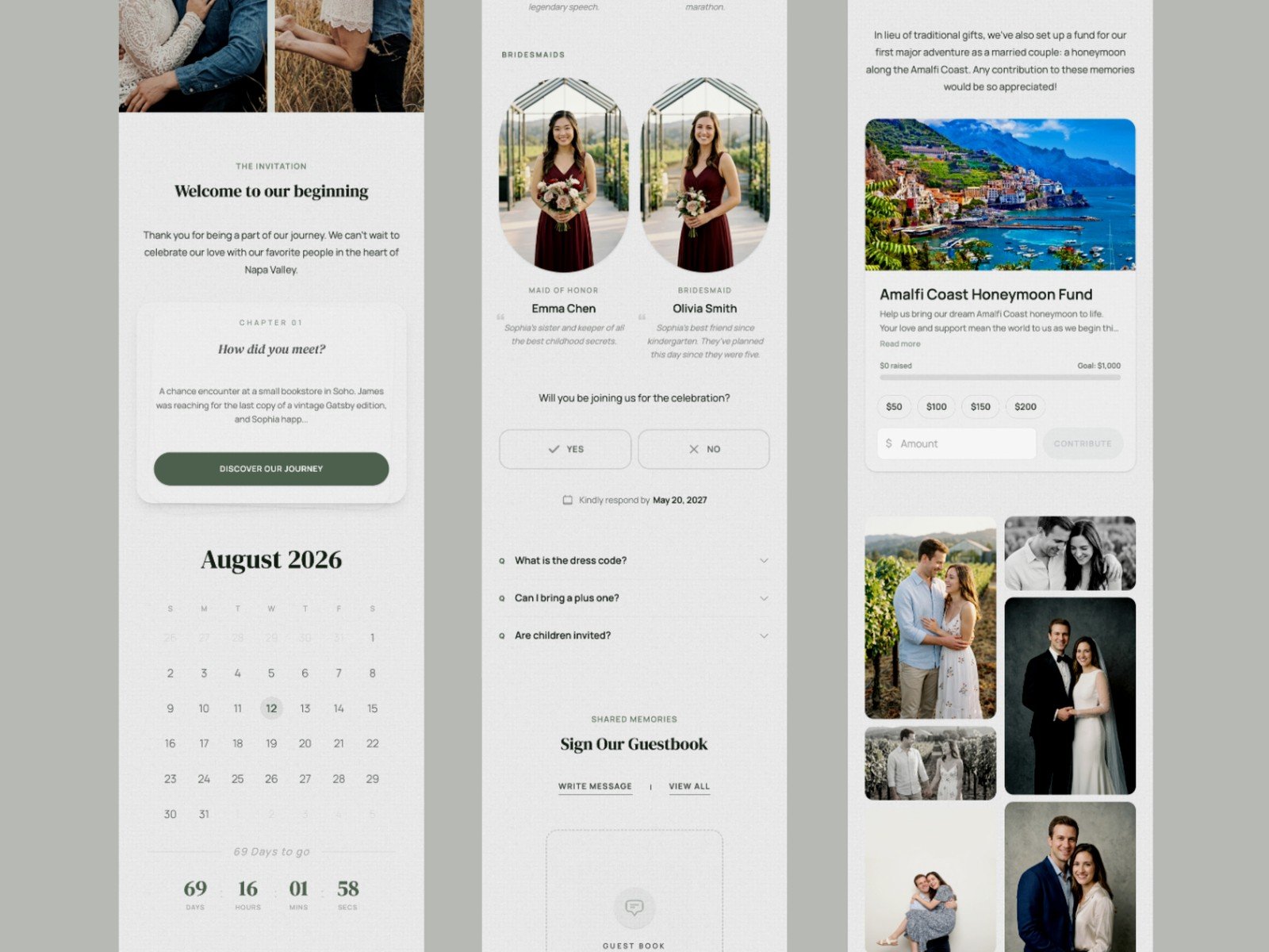 Wedding Website Templates: Free & Premium Designs
