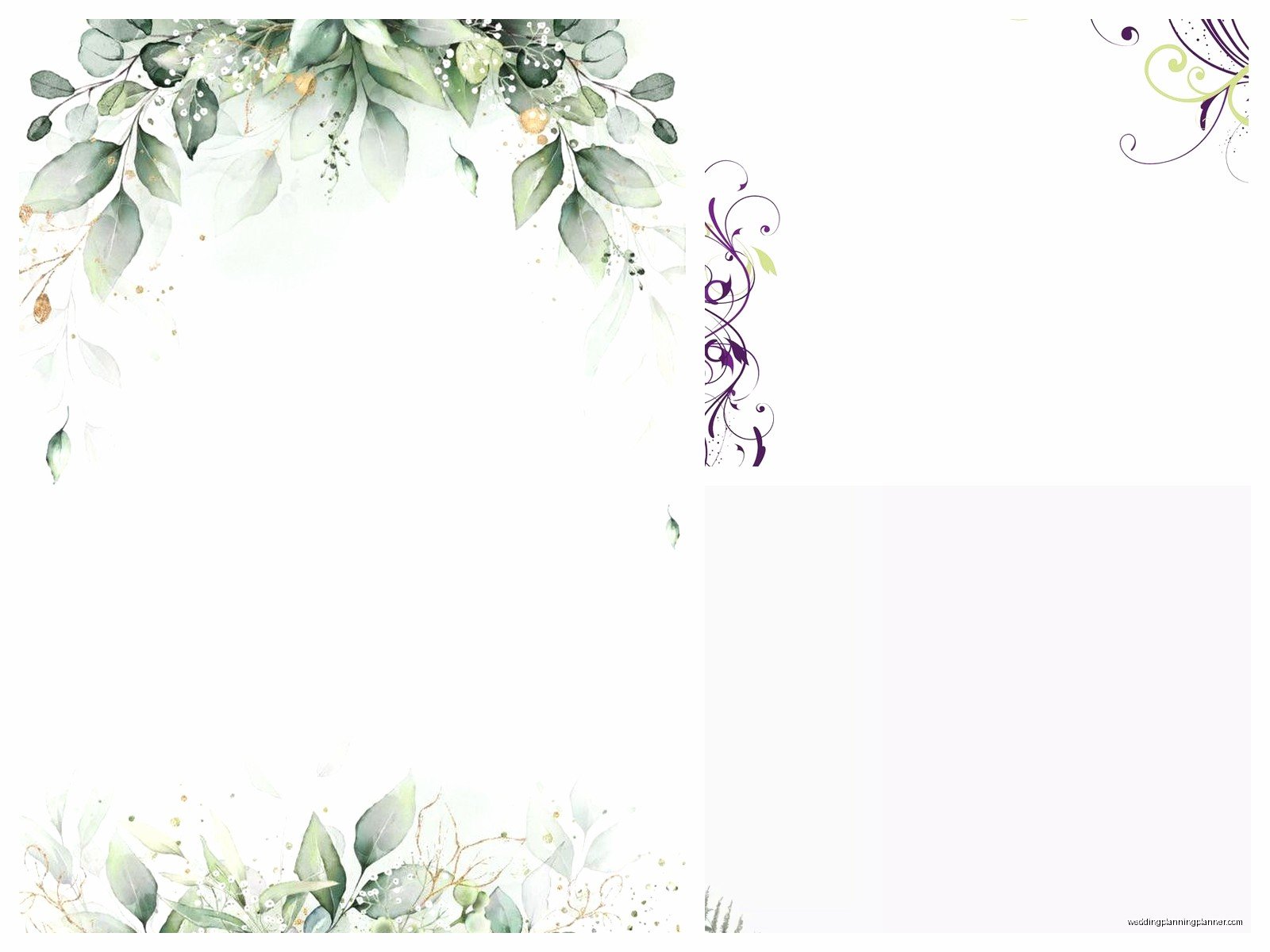 Blank Wedding Invitation Templates: DIY Printable Blanks