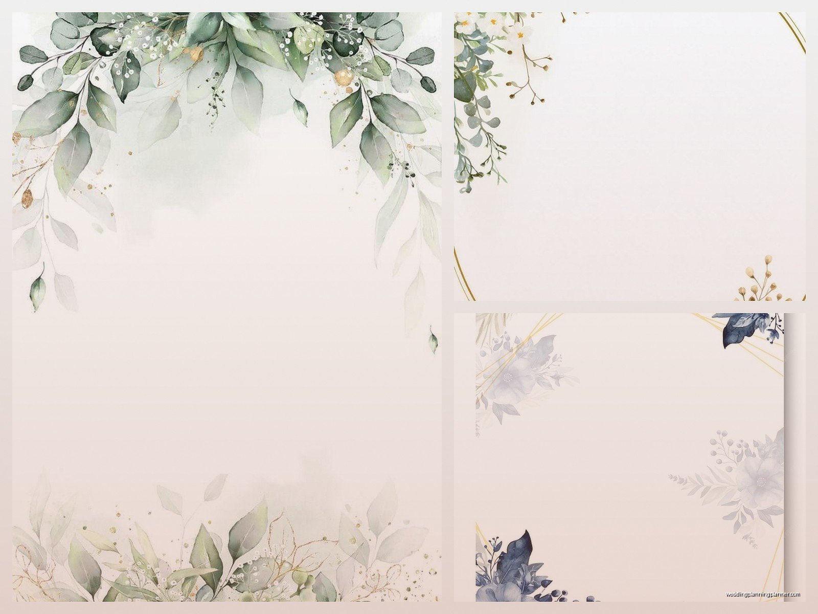 Blank Wedding Invitation Templates: DIY Printable Blanks
