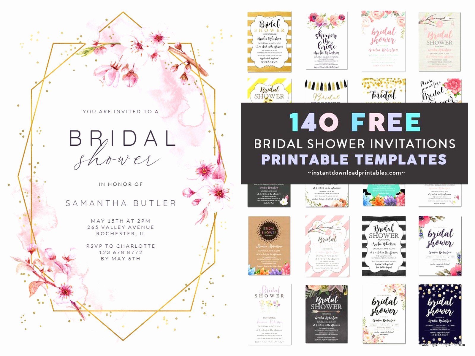 Bridal Shower Invitations Online Free: No-Cost Party Cards