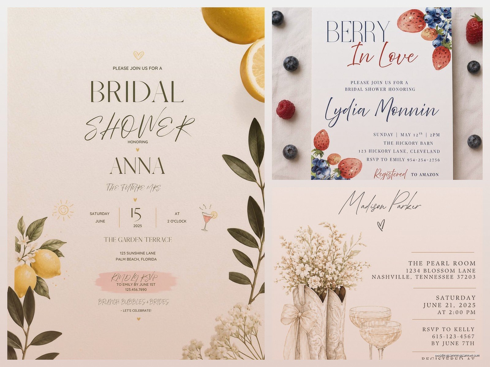 Bridal Shower Templates: Party Planning Downloads