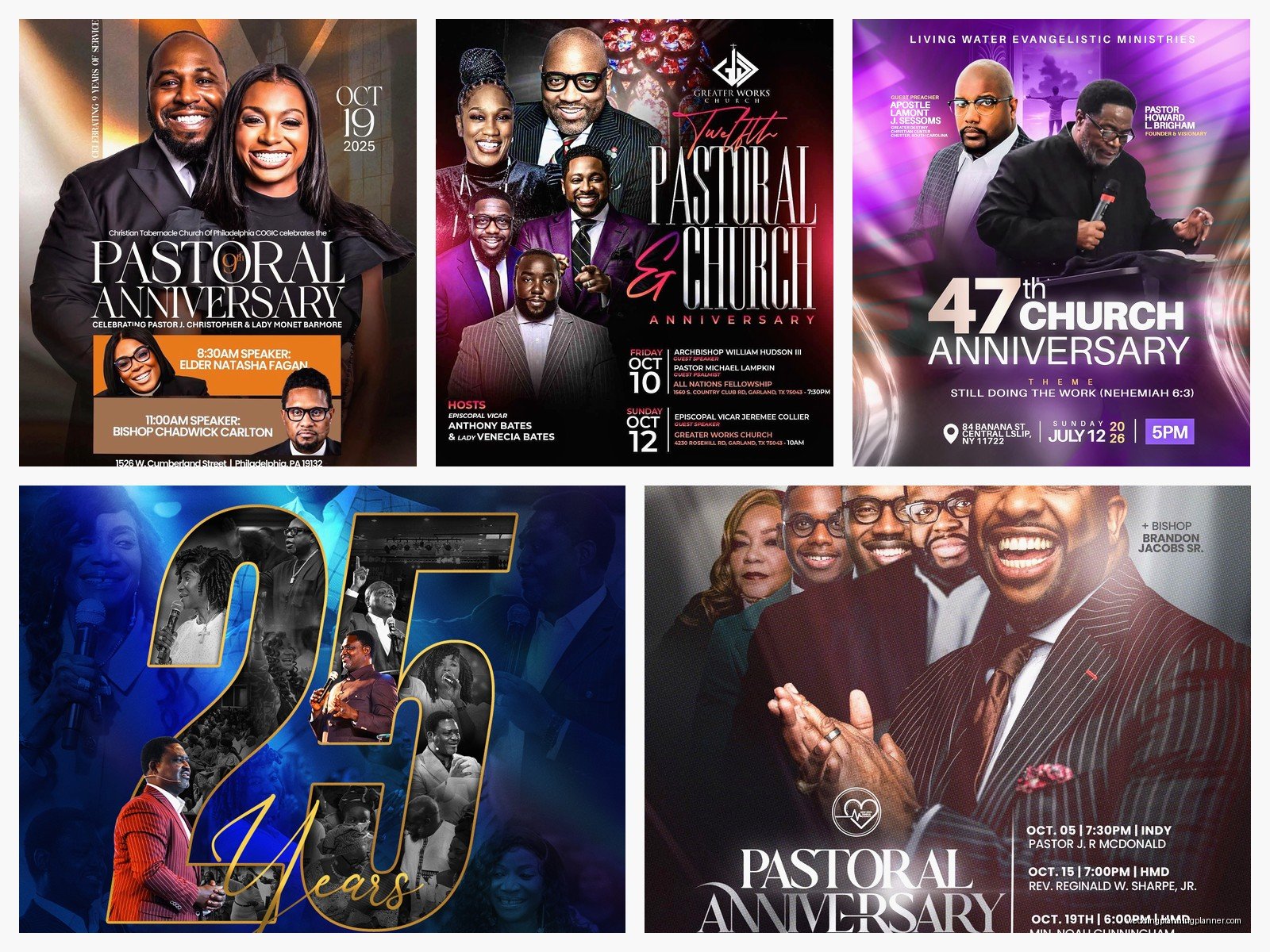 Church Anniversary Flyer: Religious Celebration Template