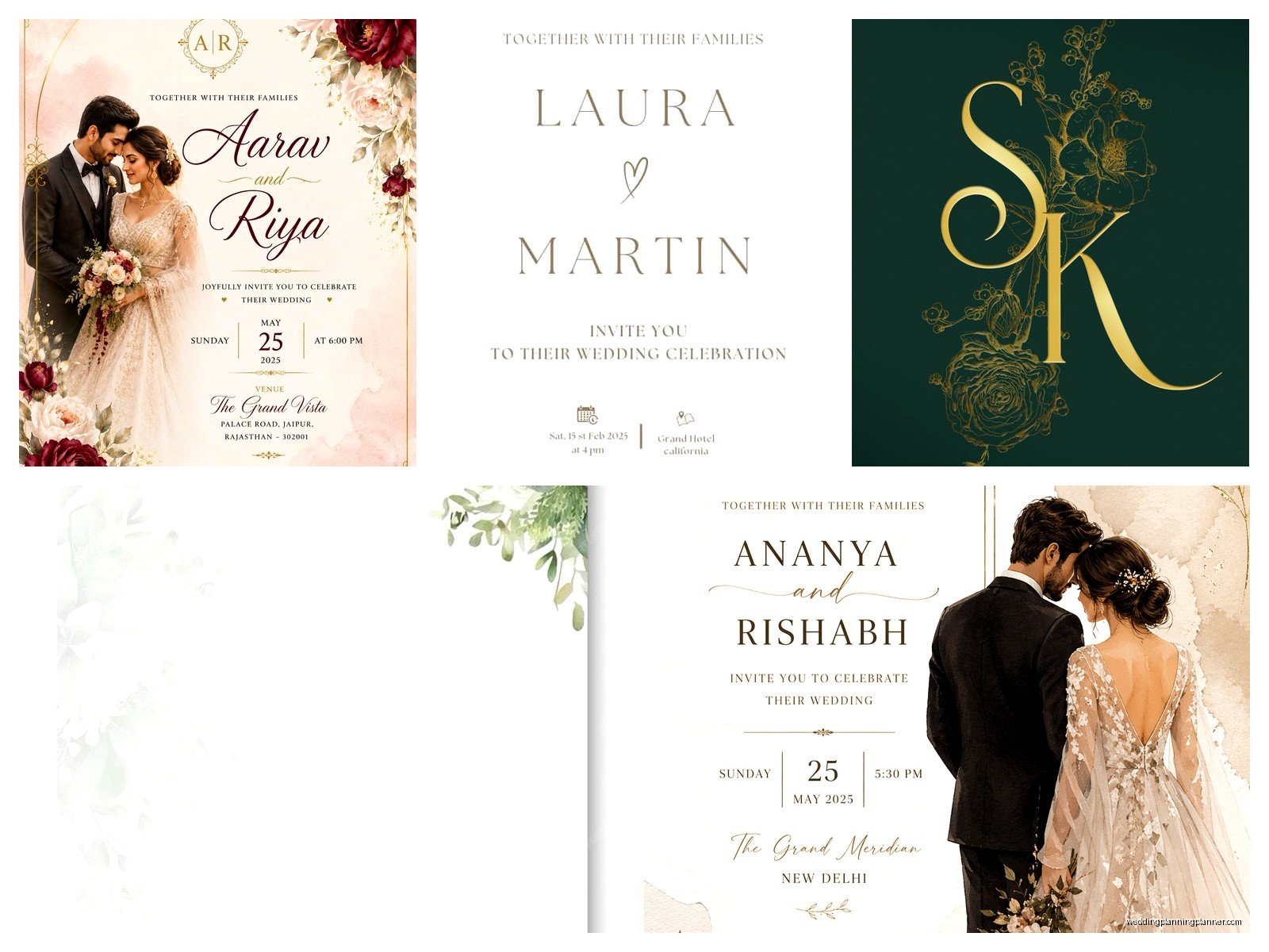Digital Wedding Invitation Templates: E-Invite Downloads