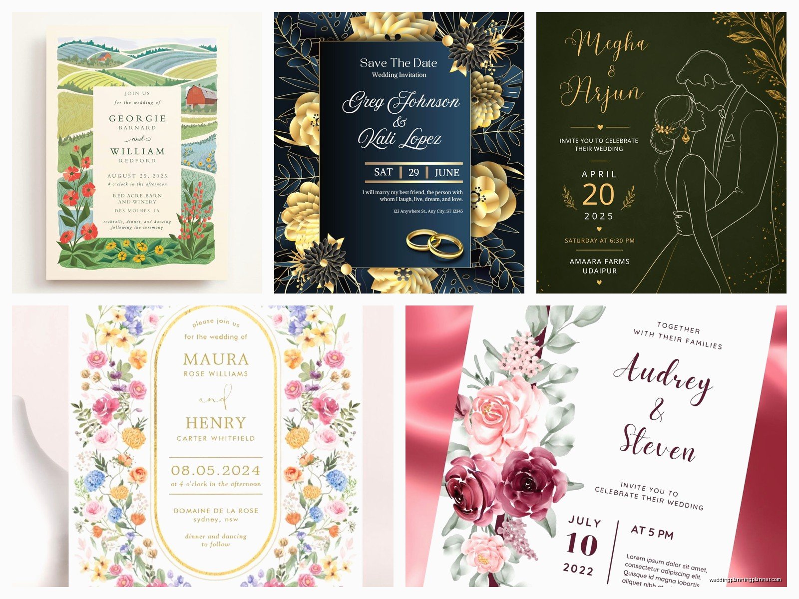 Editable Wedding Invitation: Customizable Template Files